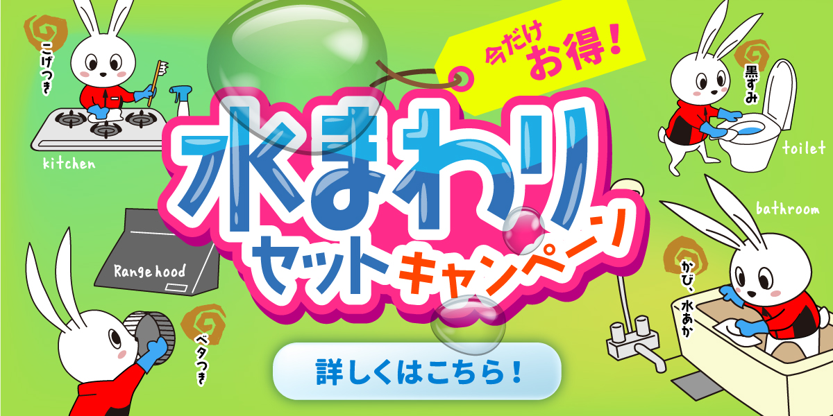 春の水回りセットキレイキャンペーン｜ハウスクリーニングのおそうじ革命船橋馬込沢東口店