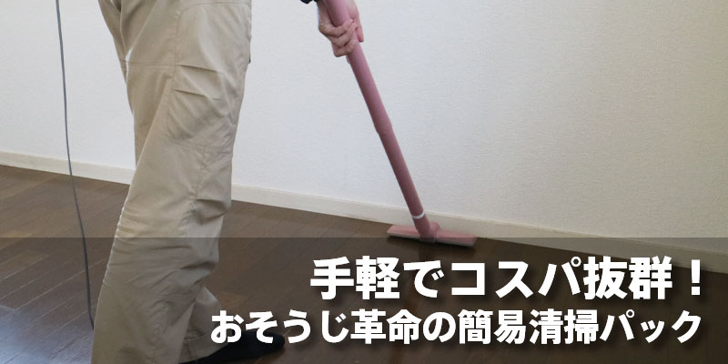 まとめ・簡易清掃パックは手軽でコスパ抜群！