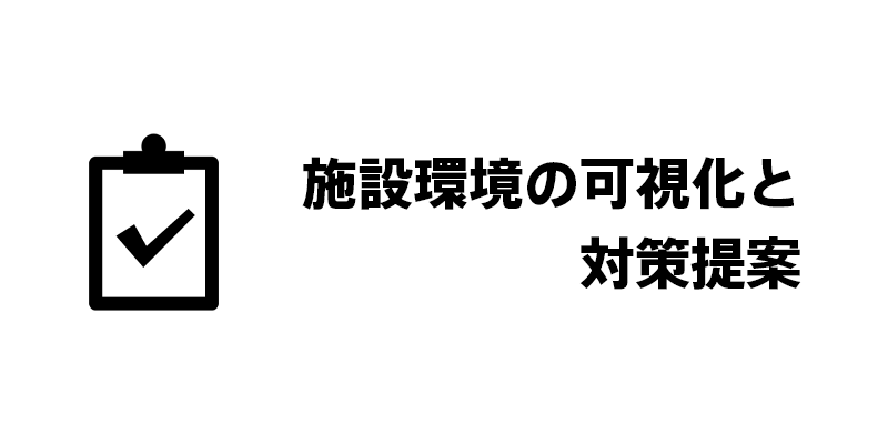 施設環境の可視化と対策提案
