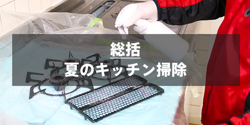夏のキッチン掃除の総括