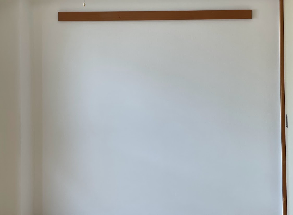 愛知県豊明市の壁紙復元塗装の作業後2