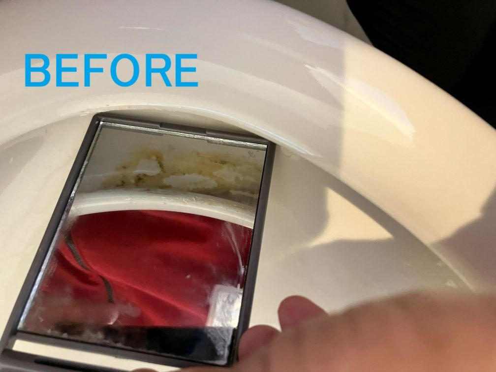 愛知県名古屋市中区のトイレクリーニングの作業前1