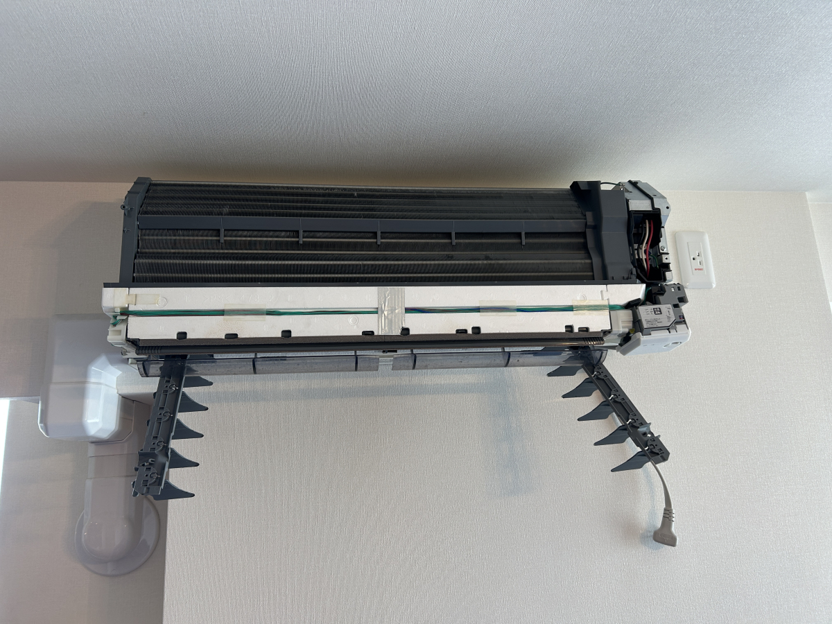 神奈川県川崎市川崎区の壁掛けエアコンの作業後2