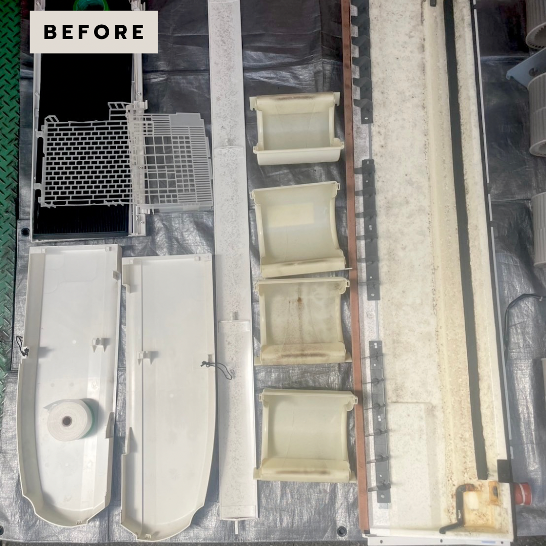 神奈川県相模原市中央区の壁掛けエアコンの作業前1