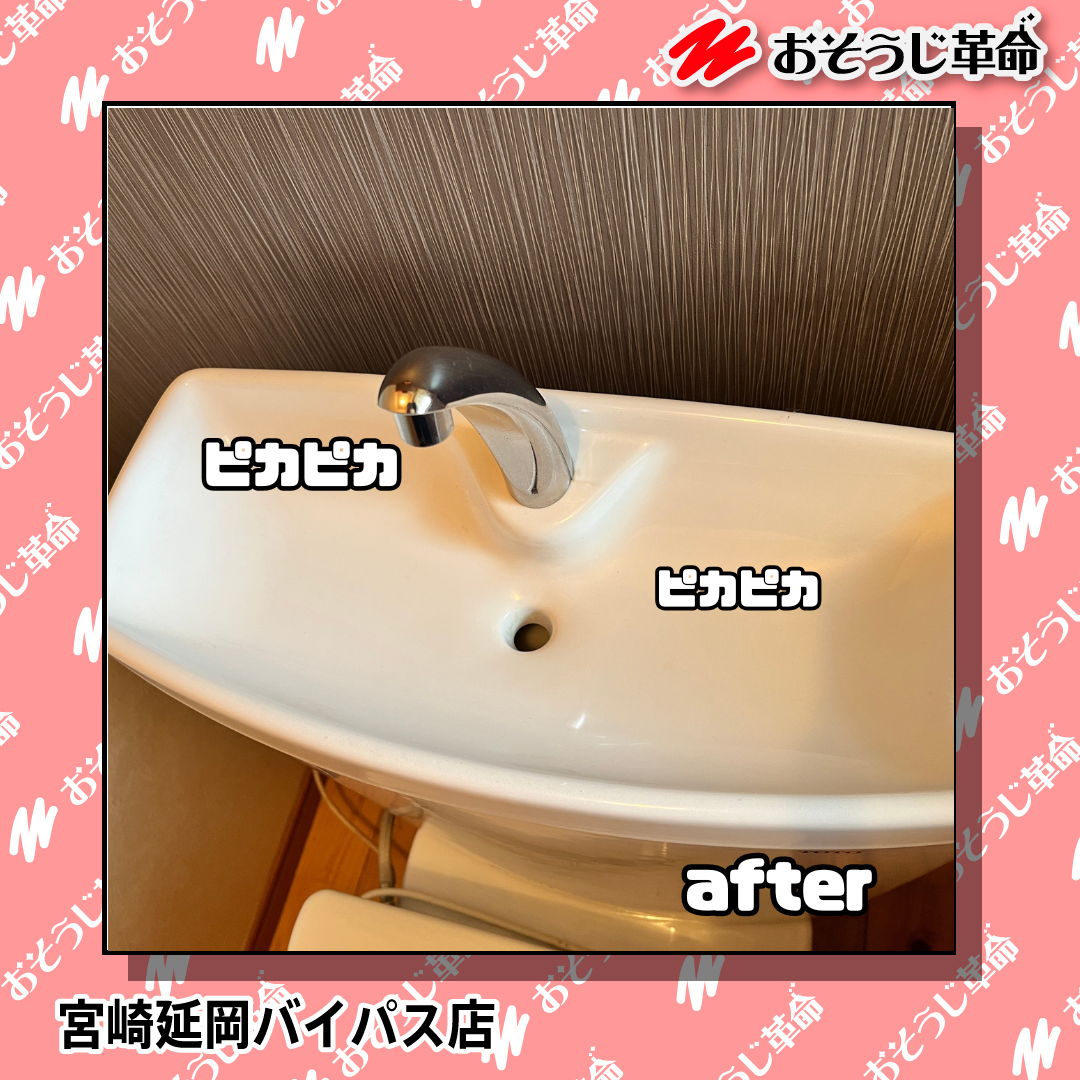 鹿児島県志布志市のトイレクリーニングの作業後1