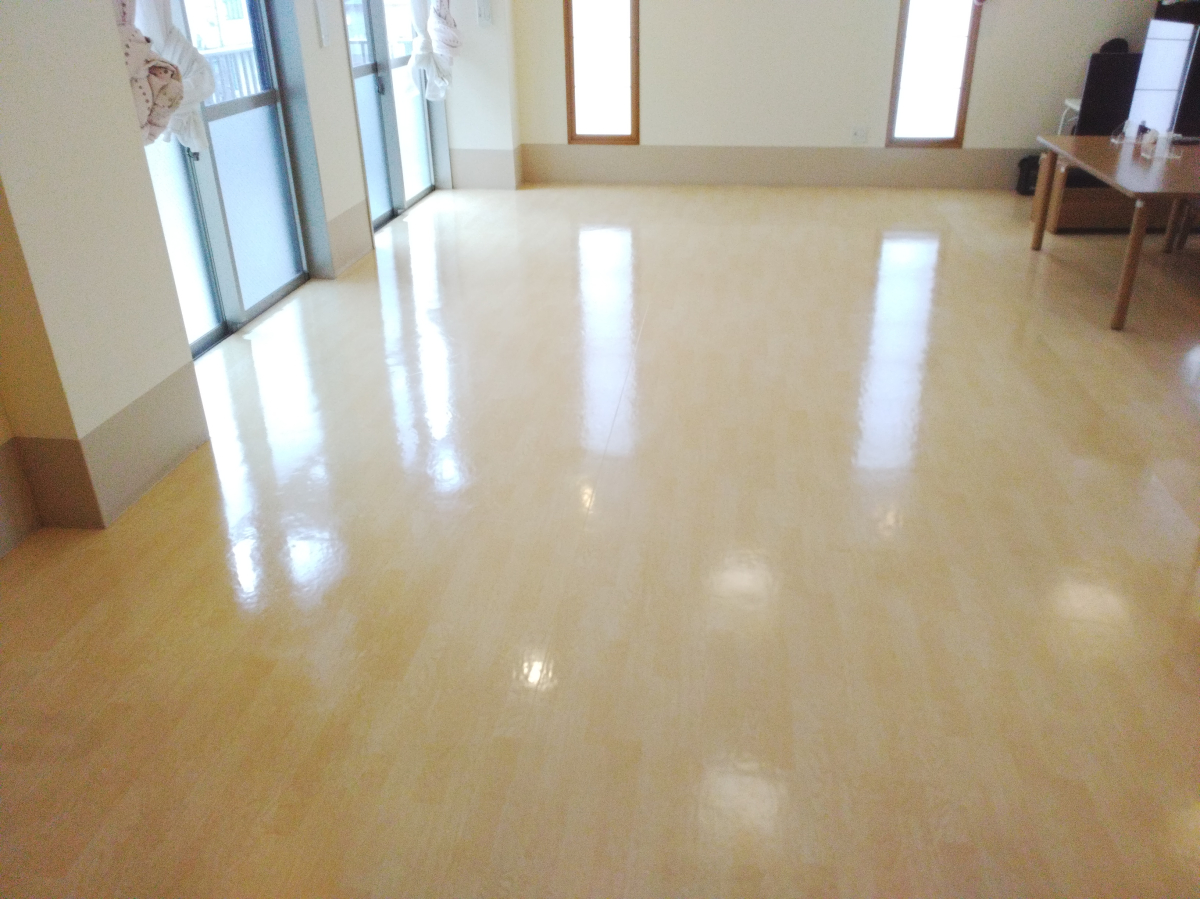 鹿児島県鹿児島市の施設・店舗向けコーティングの作業後2