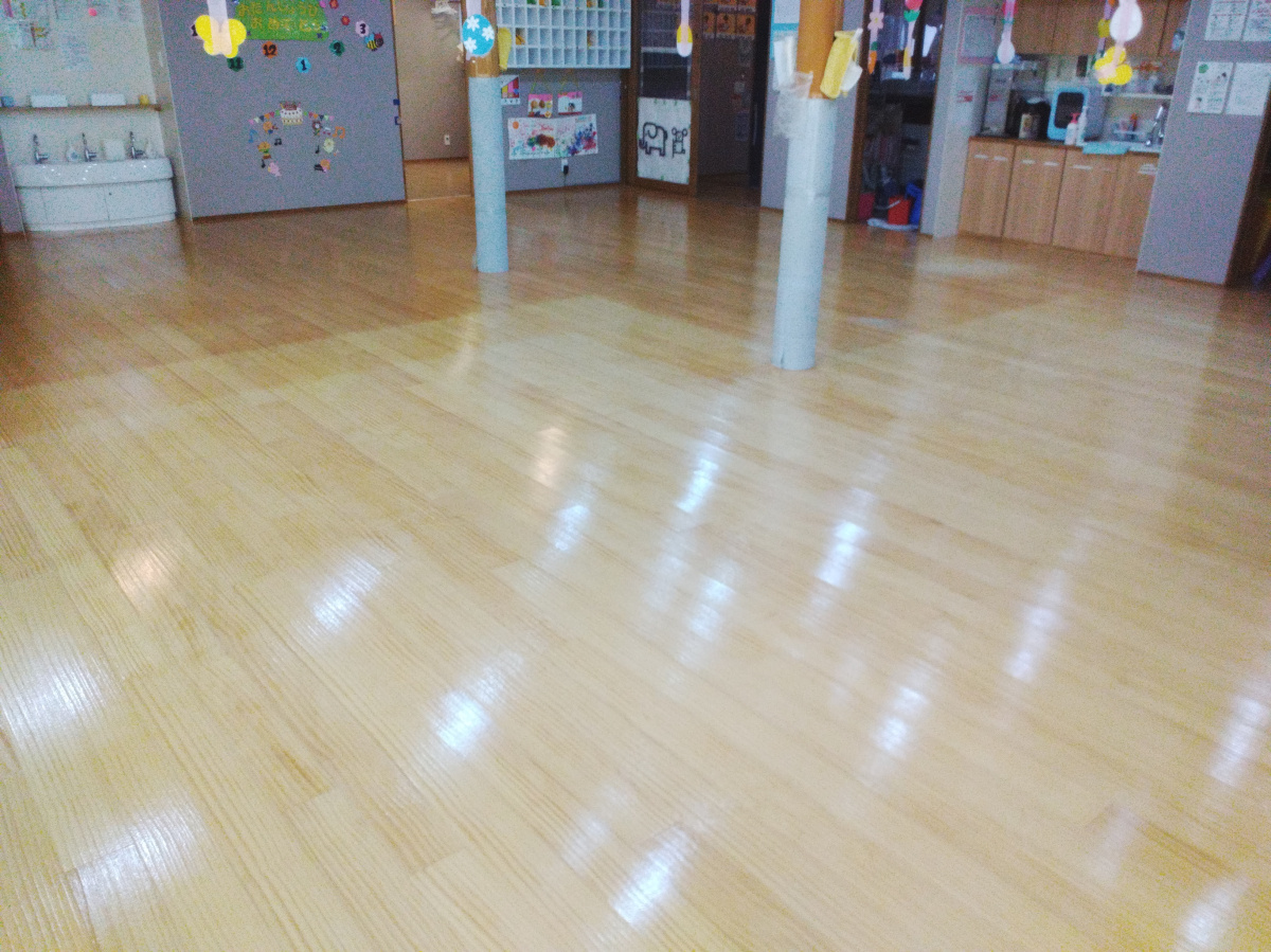 鹿児島県鹿児島市の施設・店舗向けコーティングの作業後2