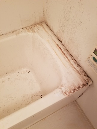 千葉県八街市沖の浴室・お風呂クリーニングの作業前2