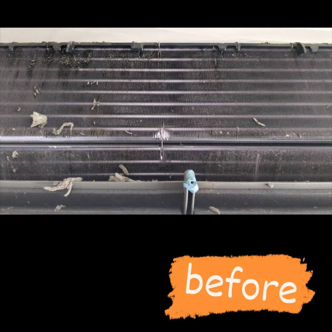 千葉県四街道市の壁掛けエアコンの作業前1