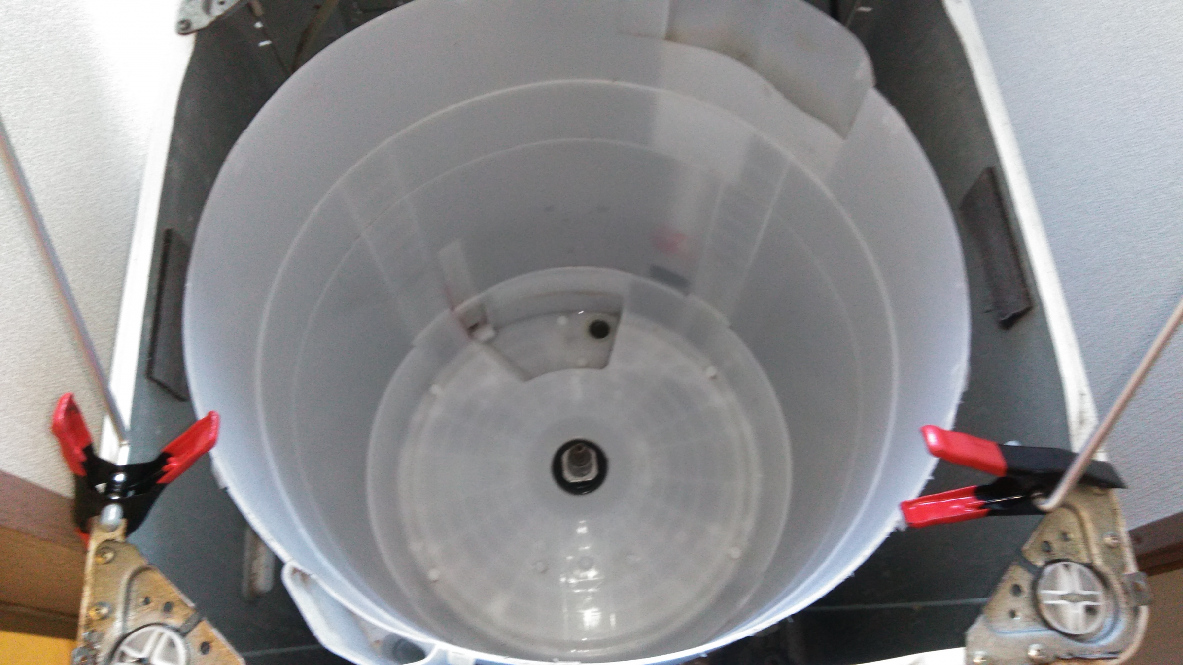 熊本県菊池郡菊陽町原水の洗濯機分解クリーニングの作業後3