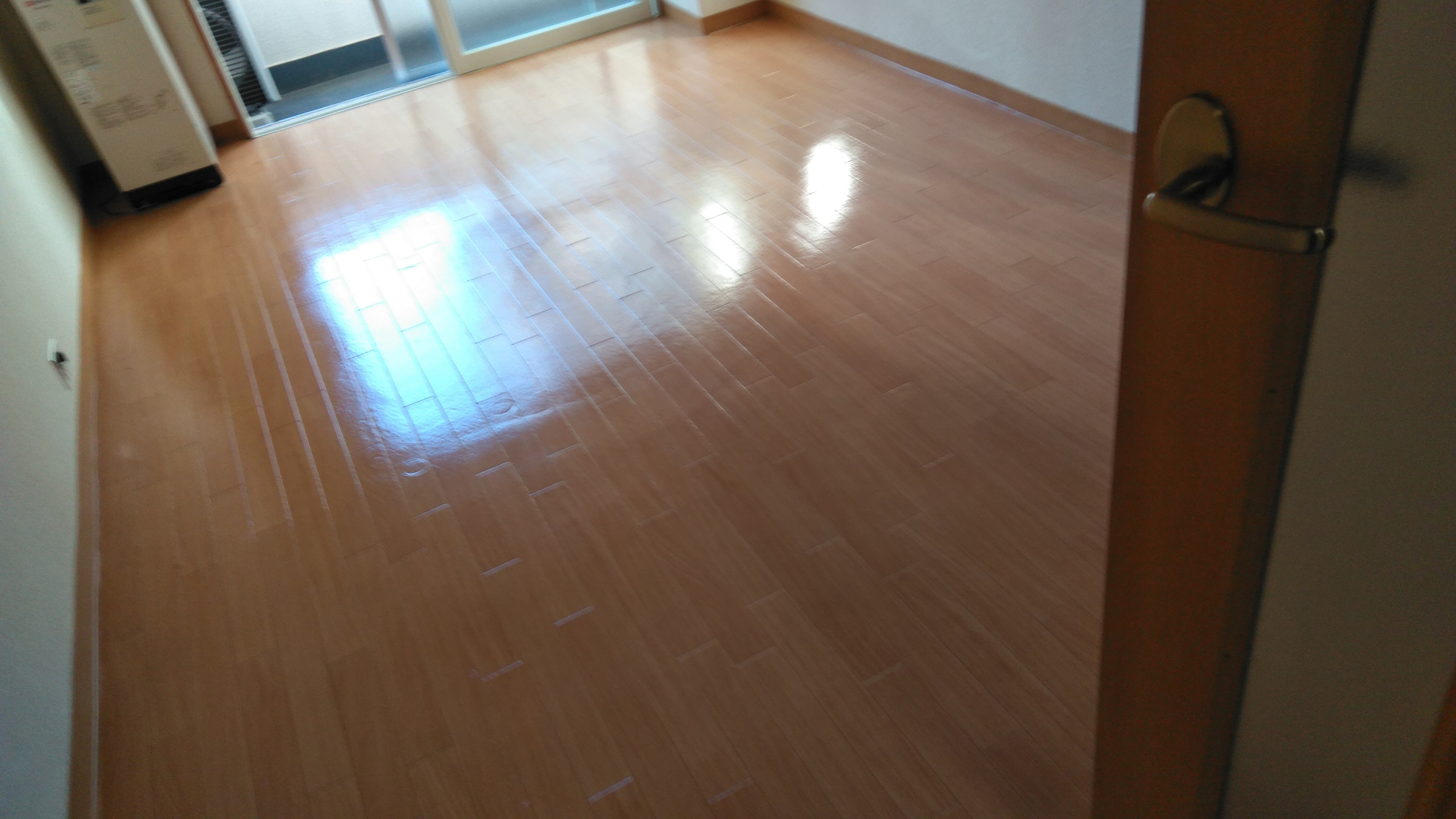 新潟県上越市国府の賃貸住宅入居前の簡易クリーニングの作業後1