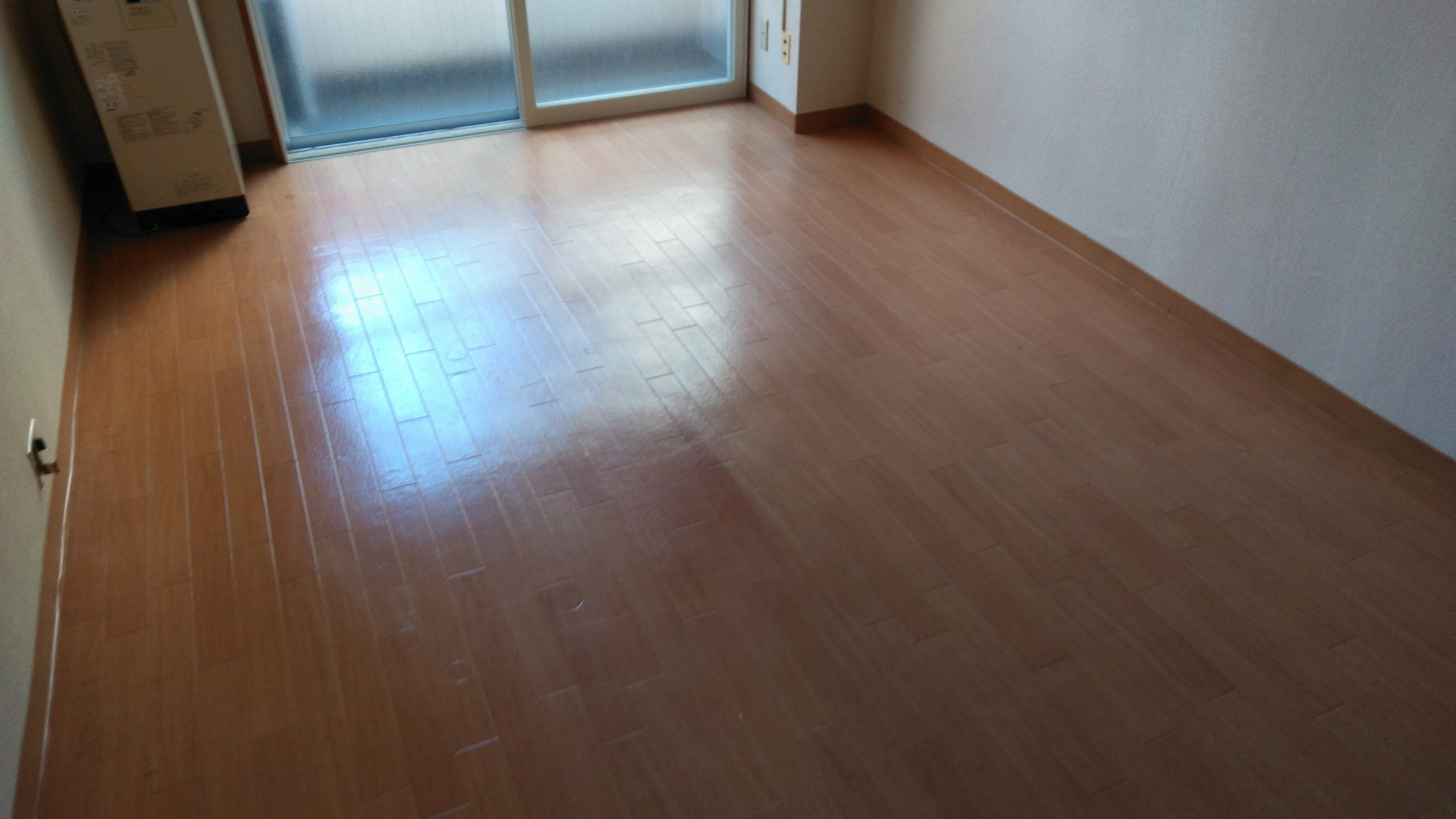 新潟県上越市国府の賃貸住宅入居前の簡易クリーニングの作業前1