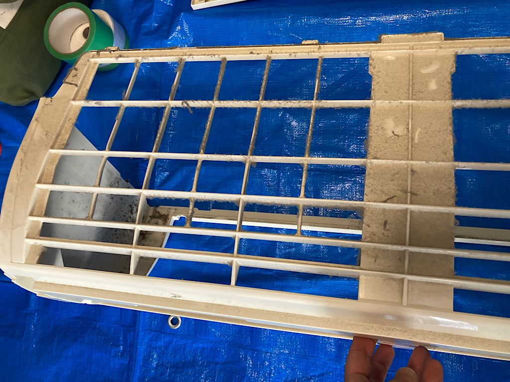 神奈川県横浜市都筑区の壁掛けエアコンの作業前1