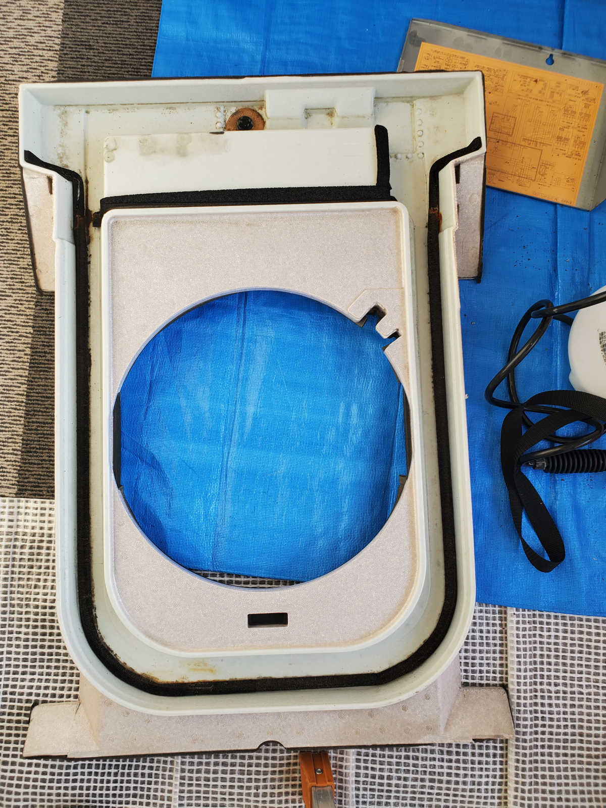 埼玉県熊谷市の家庭用天井埋め込みエアコンの作業後2