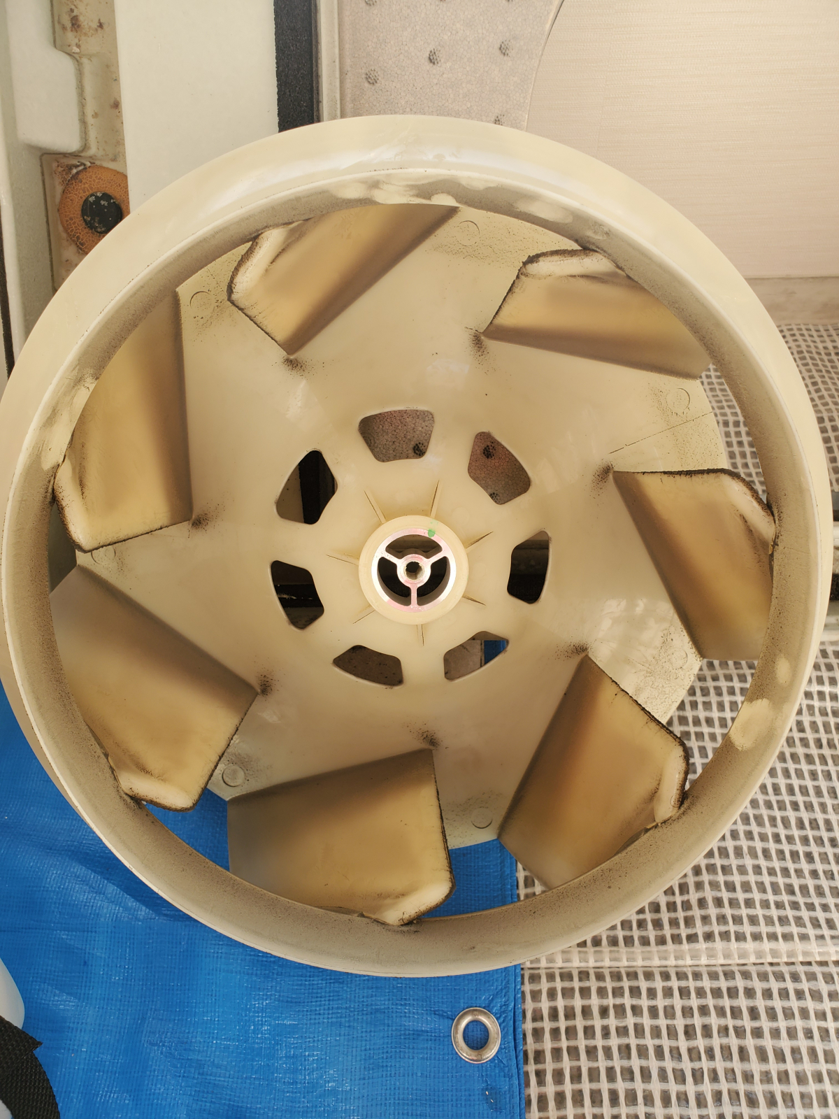 埼玉県熊谷市の家庭用天井埋め込みエアコンの作業前1