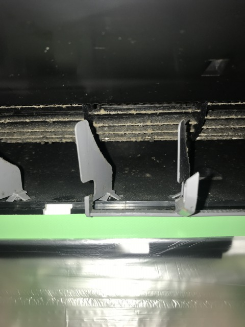 茨城県守谷市の壁掛けエアコンの作業前1