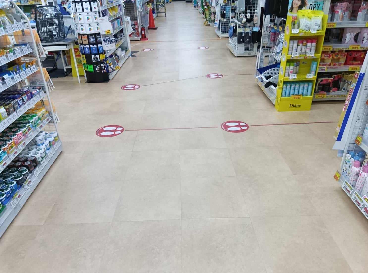 新潟県新潟市江南区所島の店舗清掃の作業前1