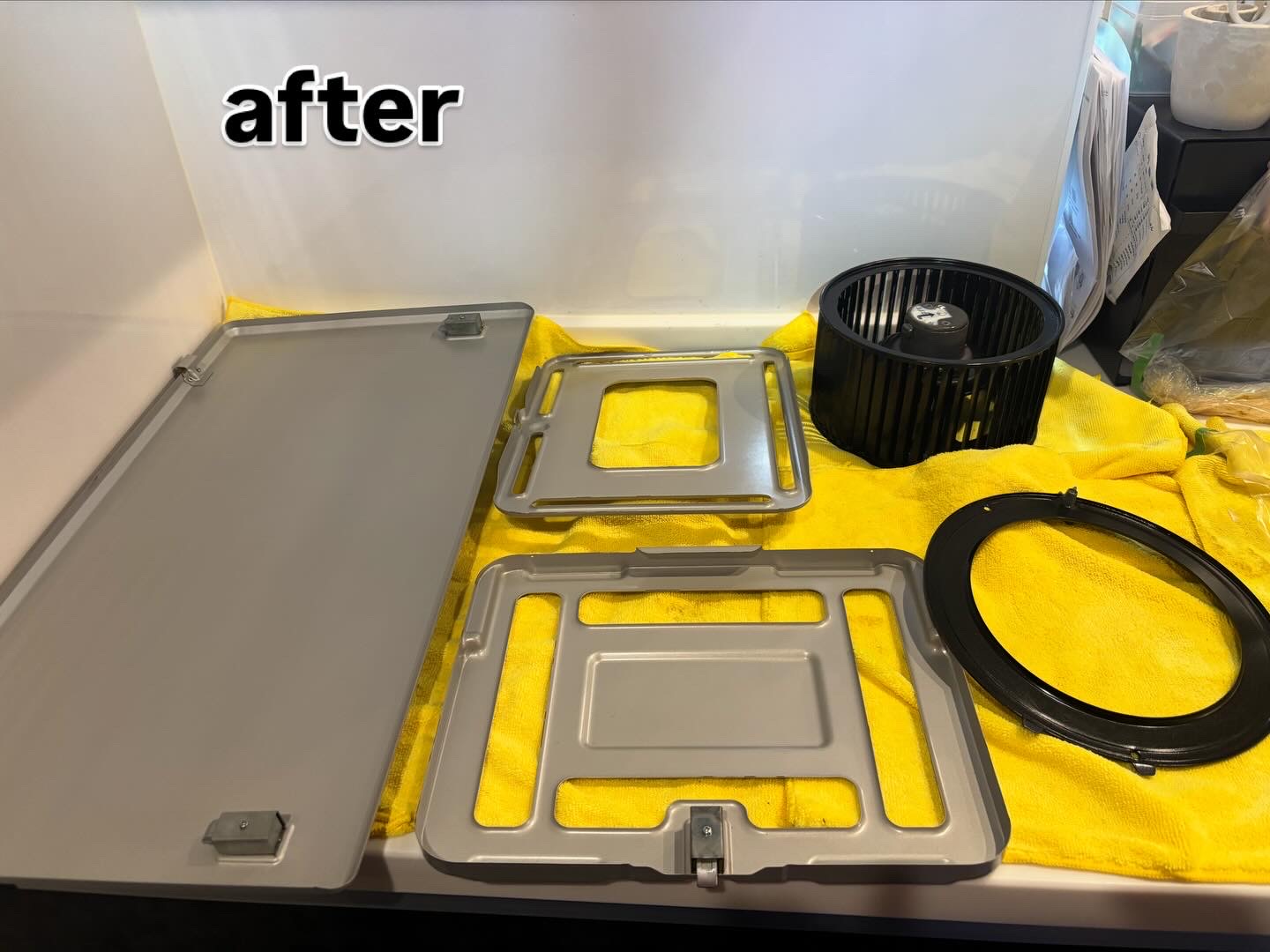 大阪府堺市堺区のレンジフードクリーニングの作業後1