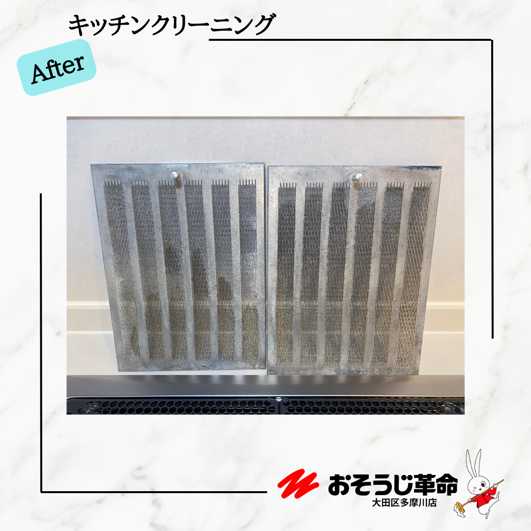 東京都大田区下丸子の一般家庭向け定期清掃サービスの作業後2