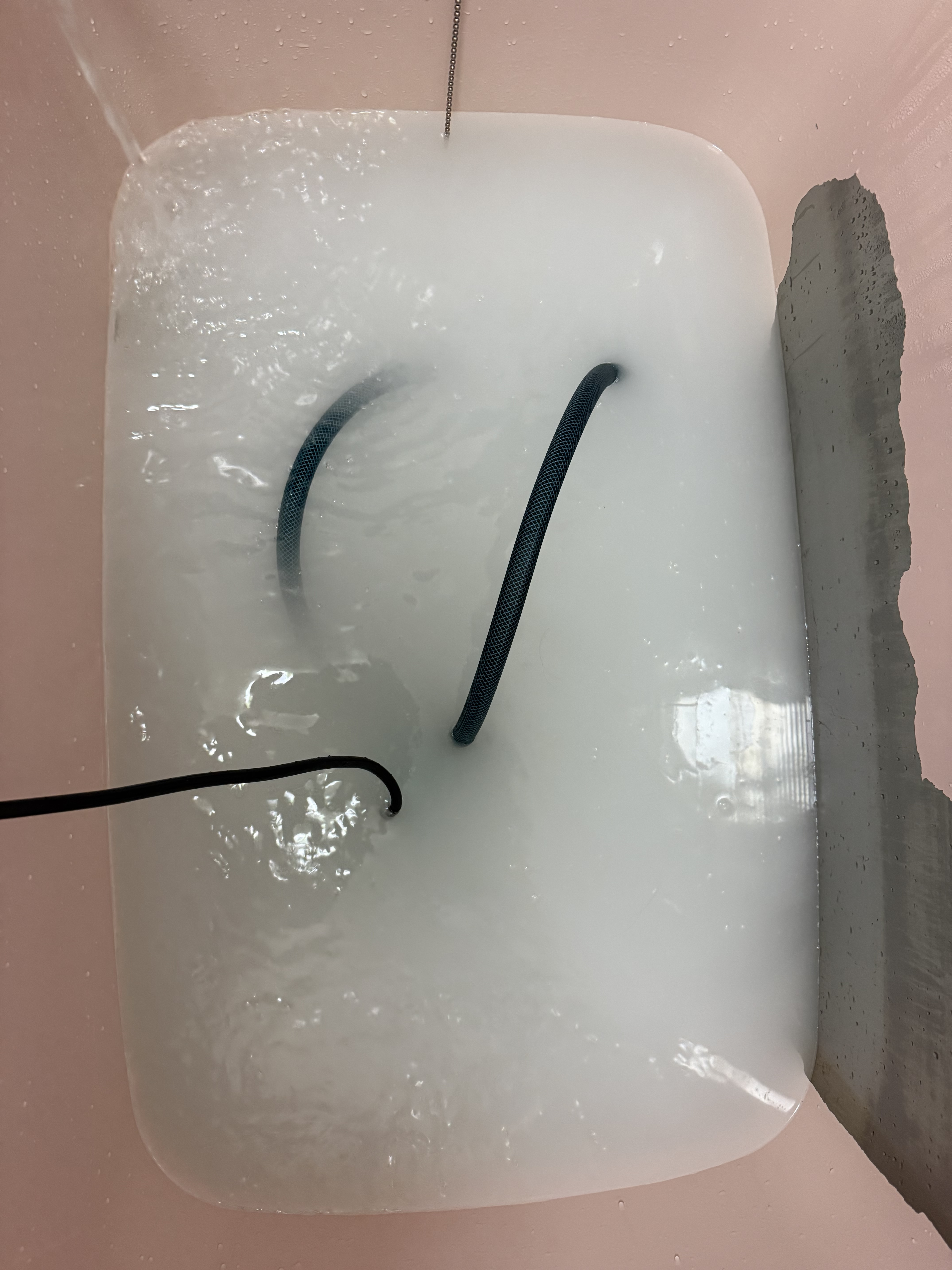 千葉県香取市の追い焚き配管除菌洗浄の作業前1