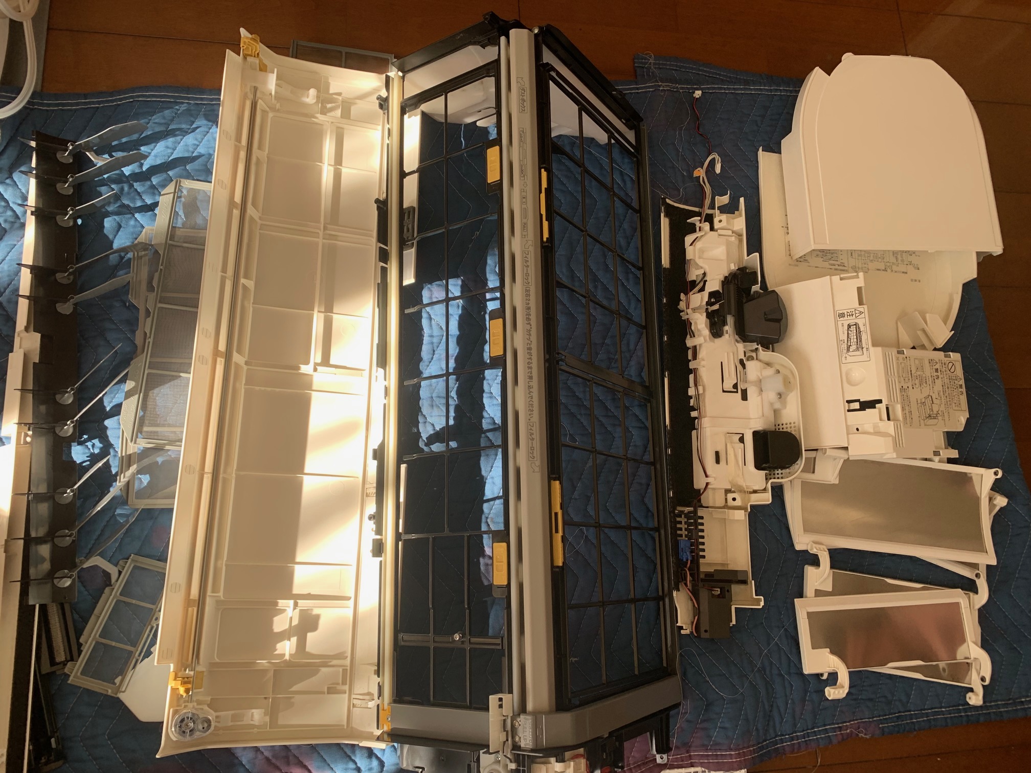 栃木県宇都宮市のお掃除機能付きエアコンの作業後1