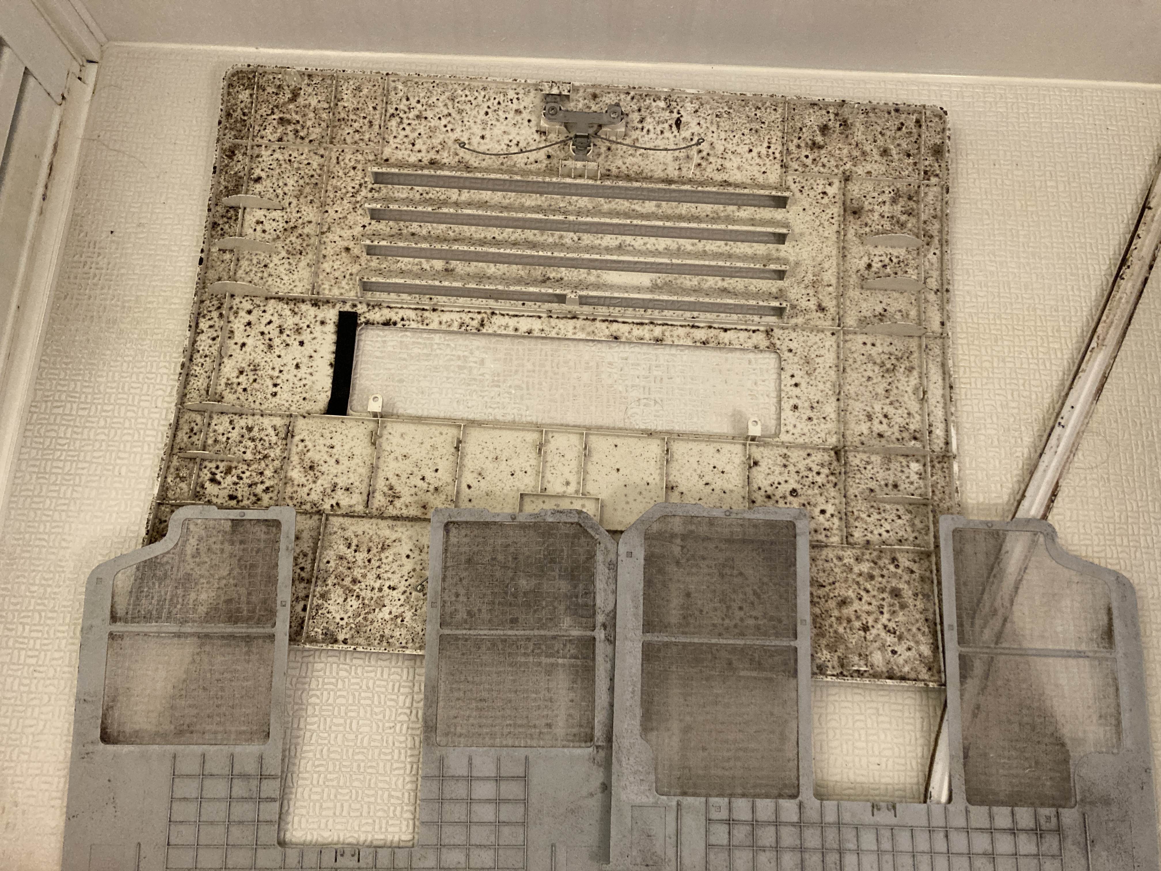 京都府八幡市欽明台東の浴室・お風呂クリーニングの作業前3