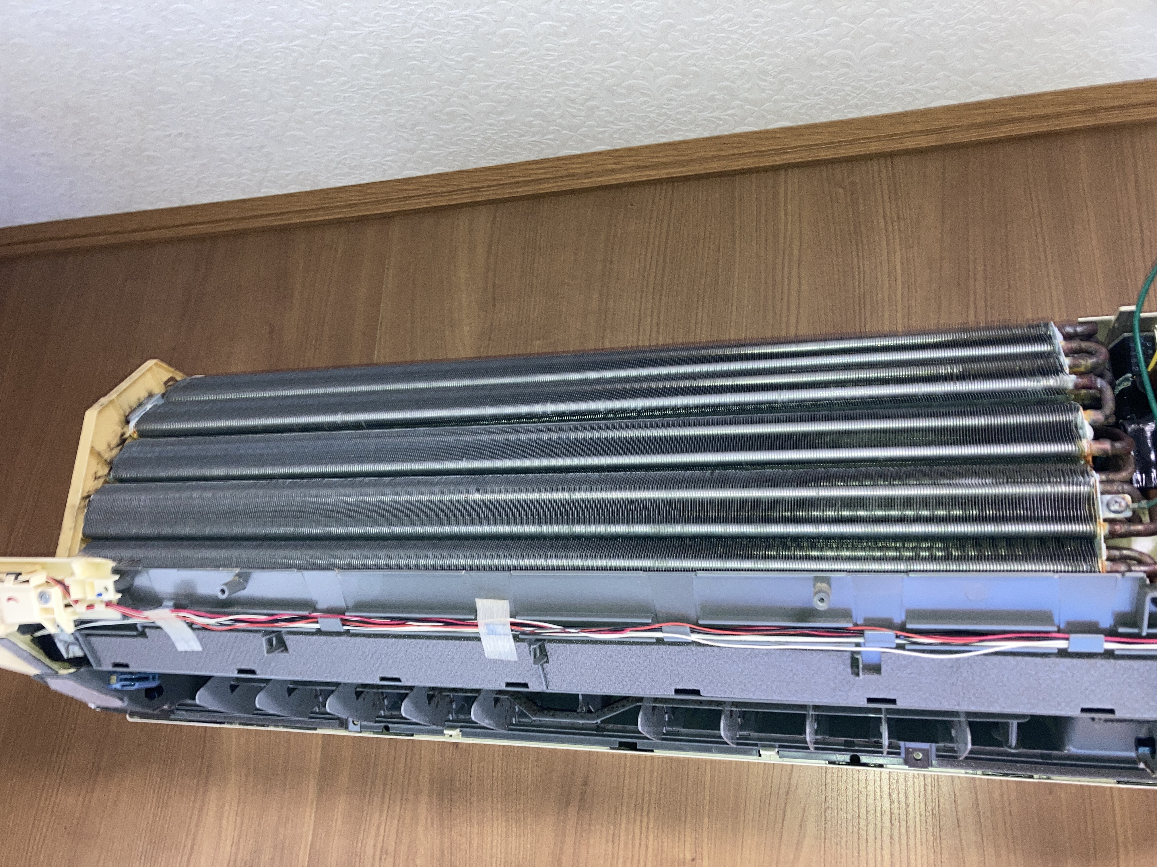 京都府京都市左京区岩倉三宅町のお掃除機能付きエアコンの作業前1