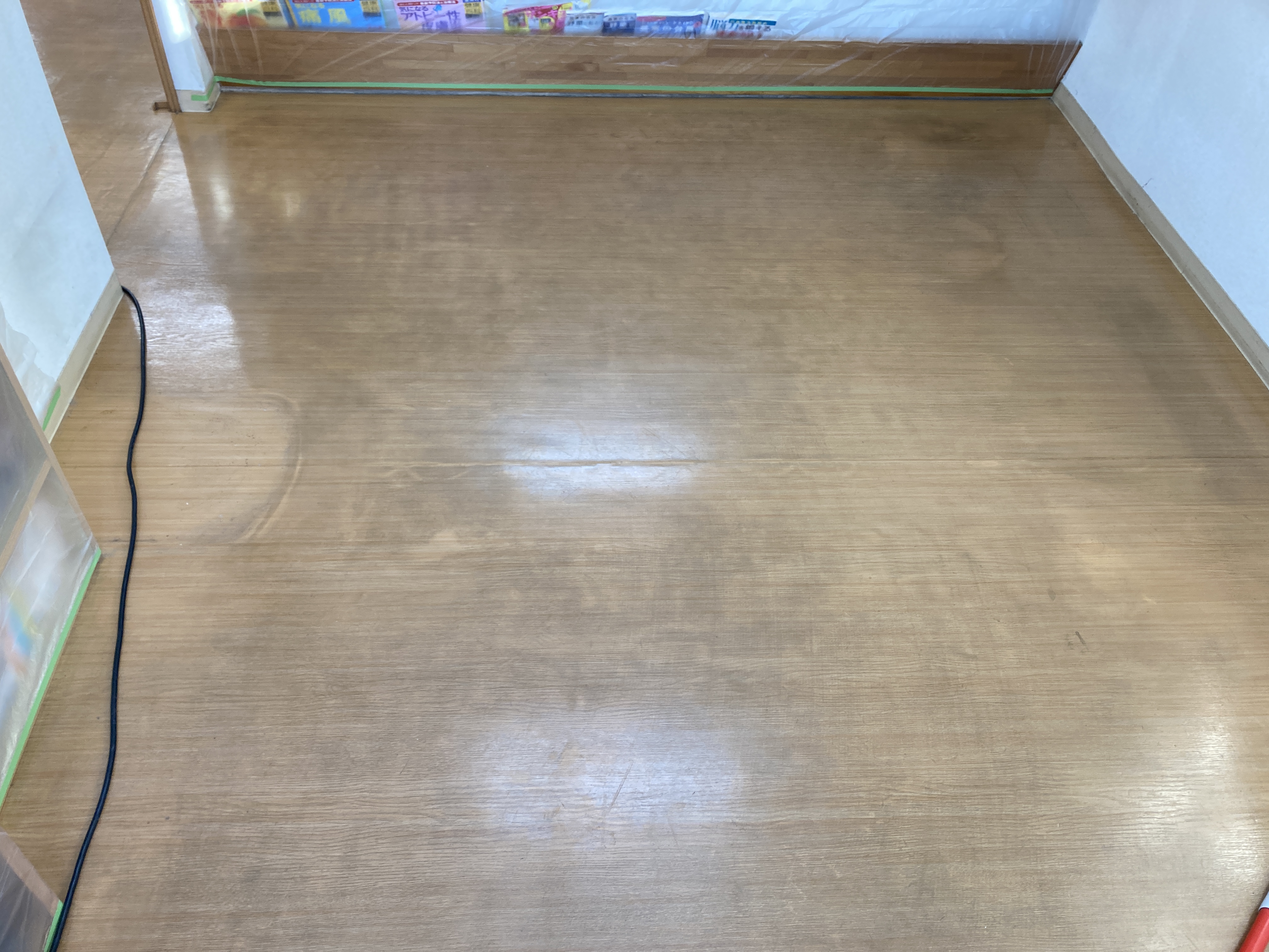 京都府京都市右京区梅津南町の店舗清掃の作業前1