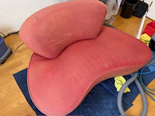 茨城県ひたちなか市のソファクリーニングの作業後2