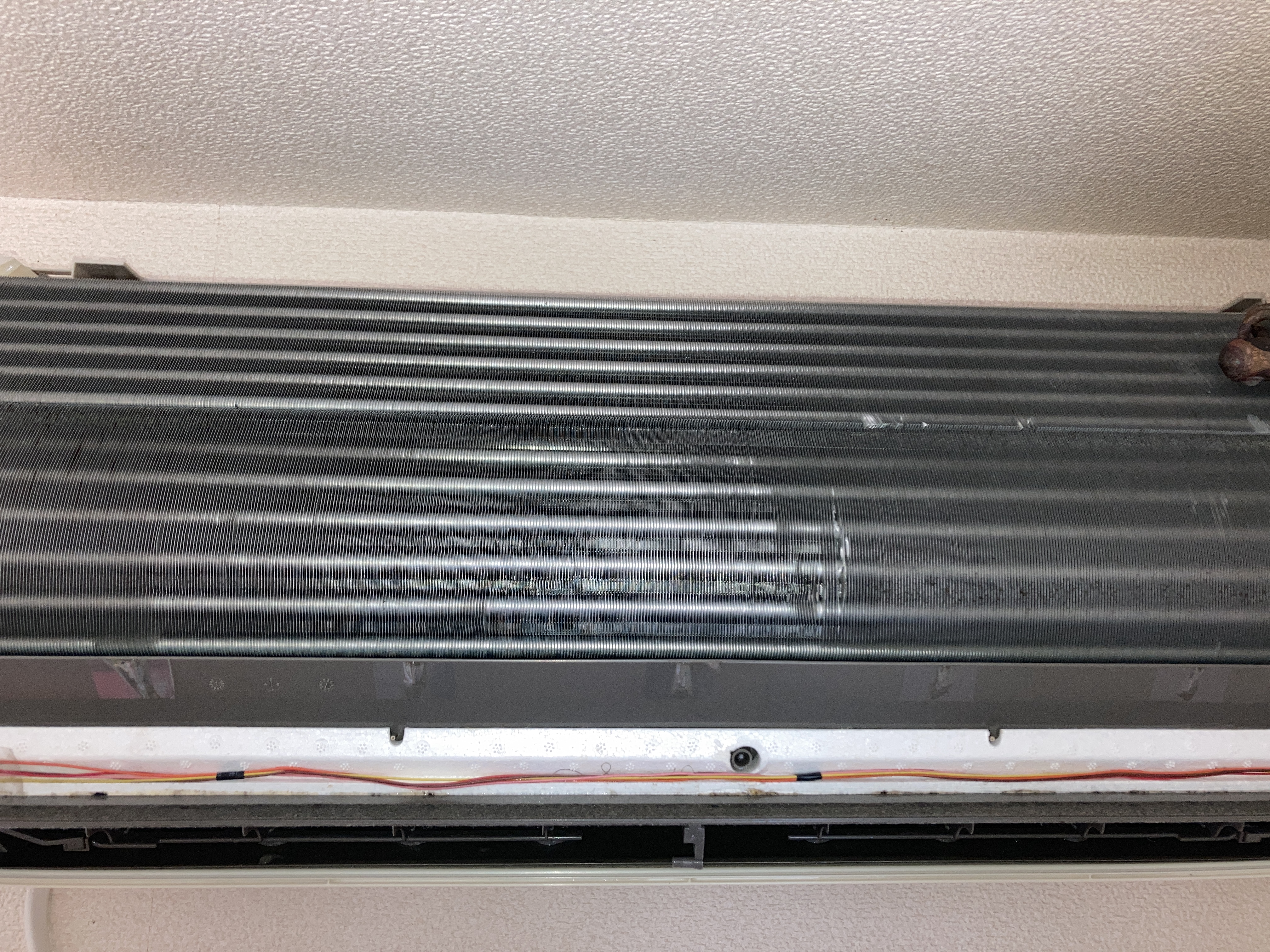 京都府京田辺市山手南の壁掛けエアコンの作業後1