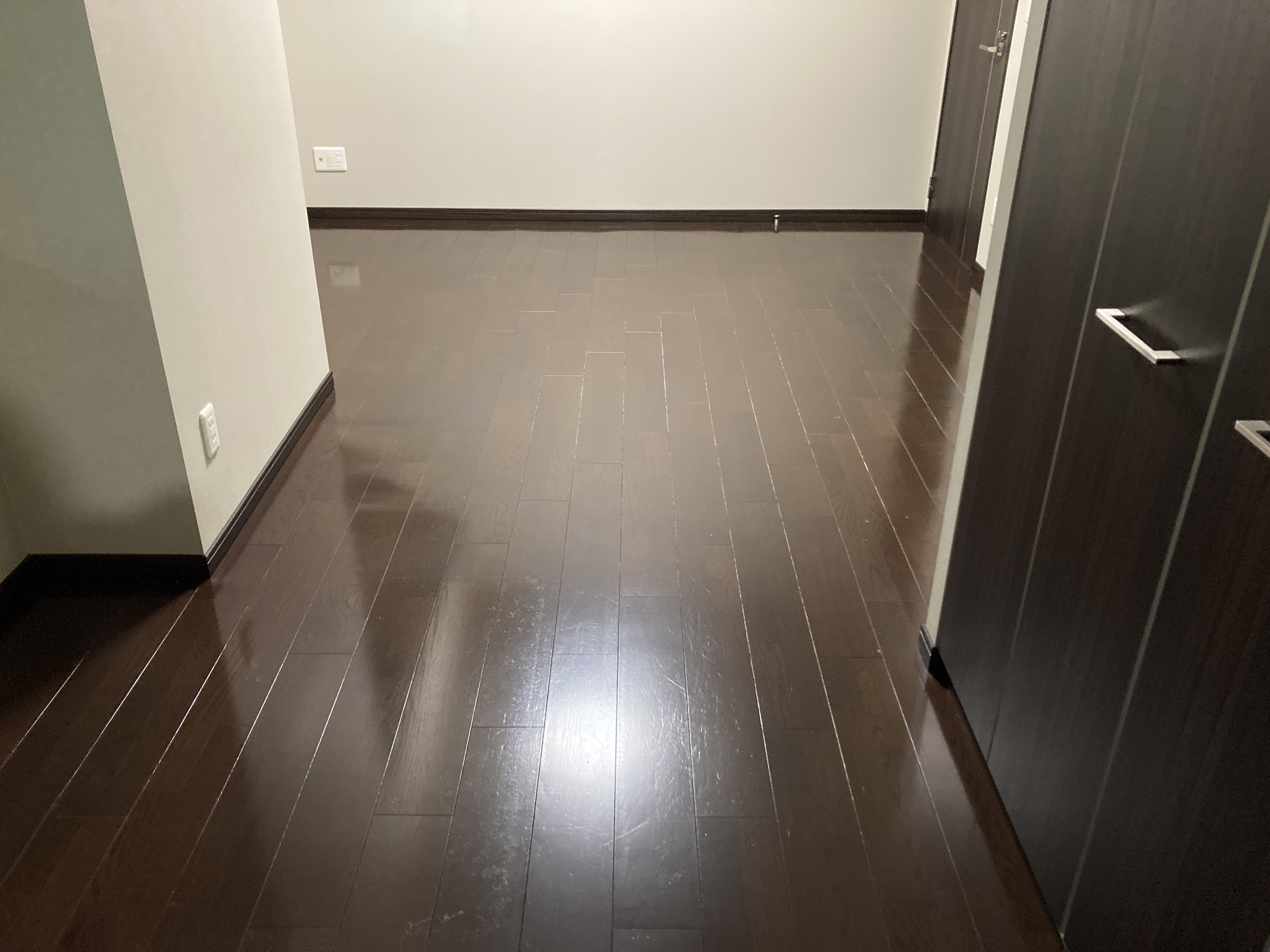 京都府京都市上京区染殿町のフローリングクリーニングの作業後1