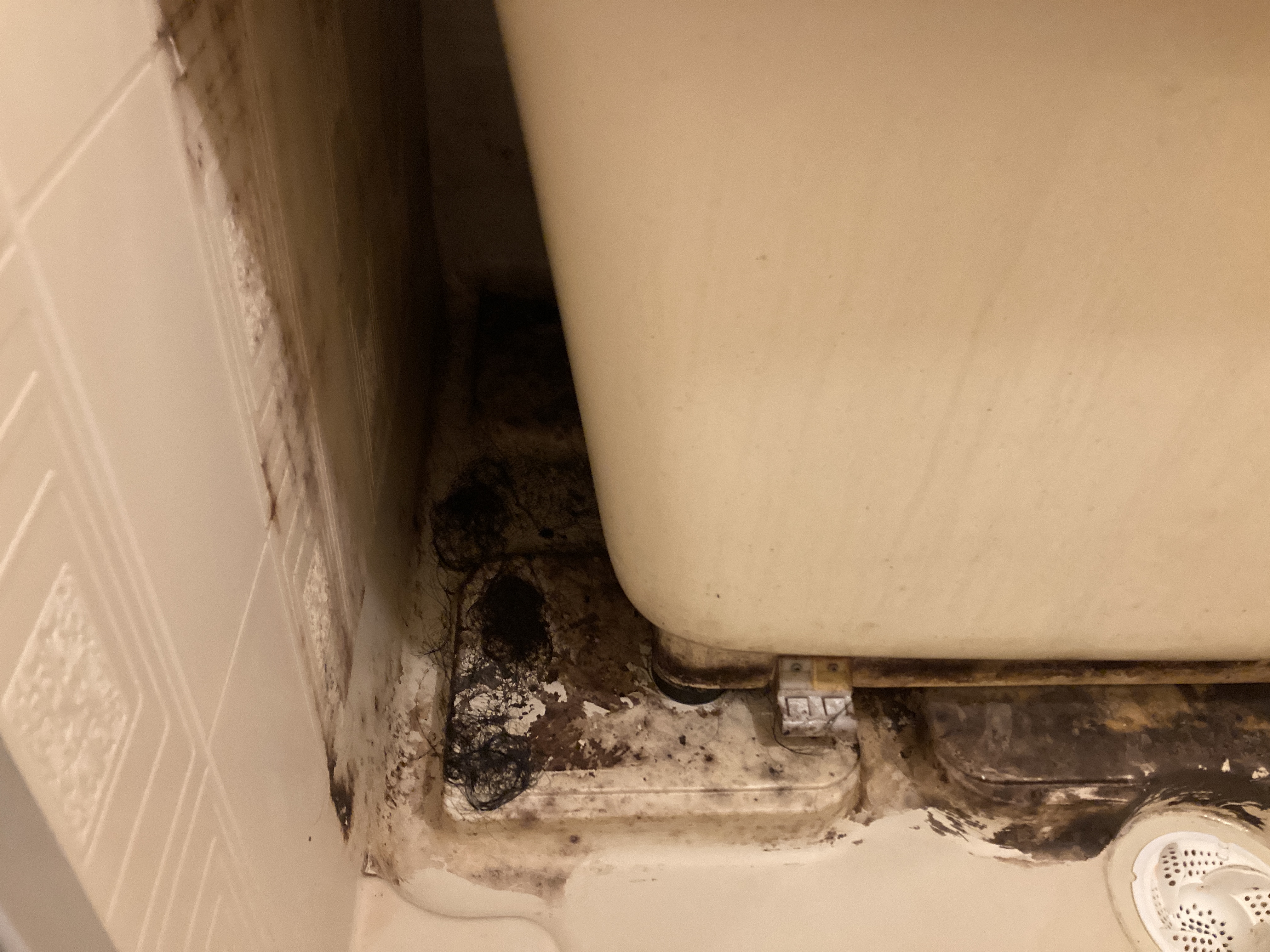 京都府向日市寺戸町七ノ坪の浴室・お風呂クリーニングの作業前2