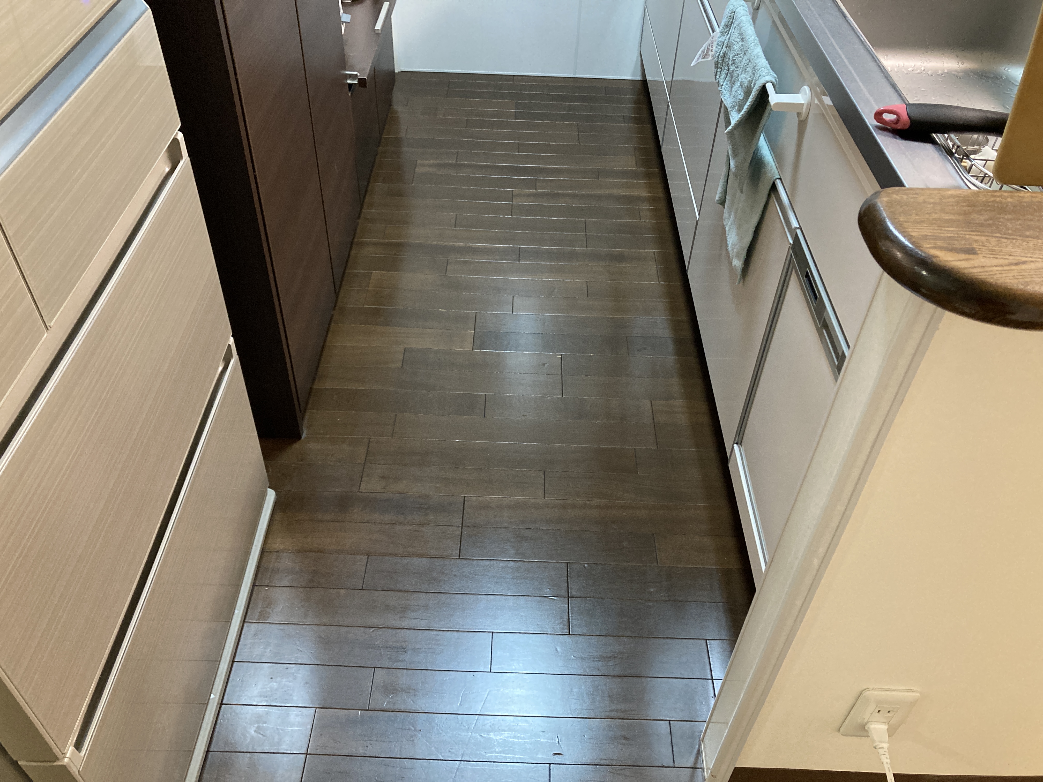 京都府京都市中京区壬生森町のフローリングクリーニングの作業後2