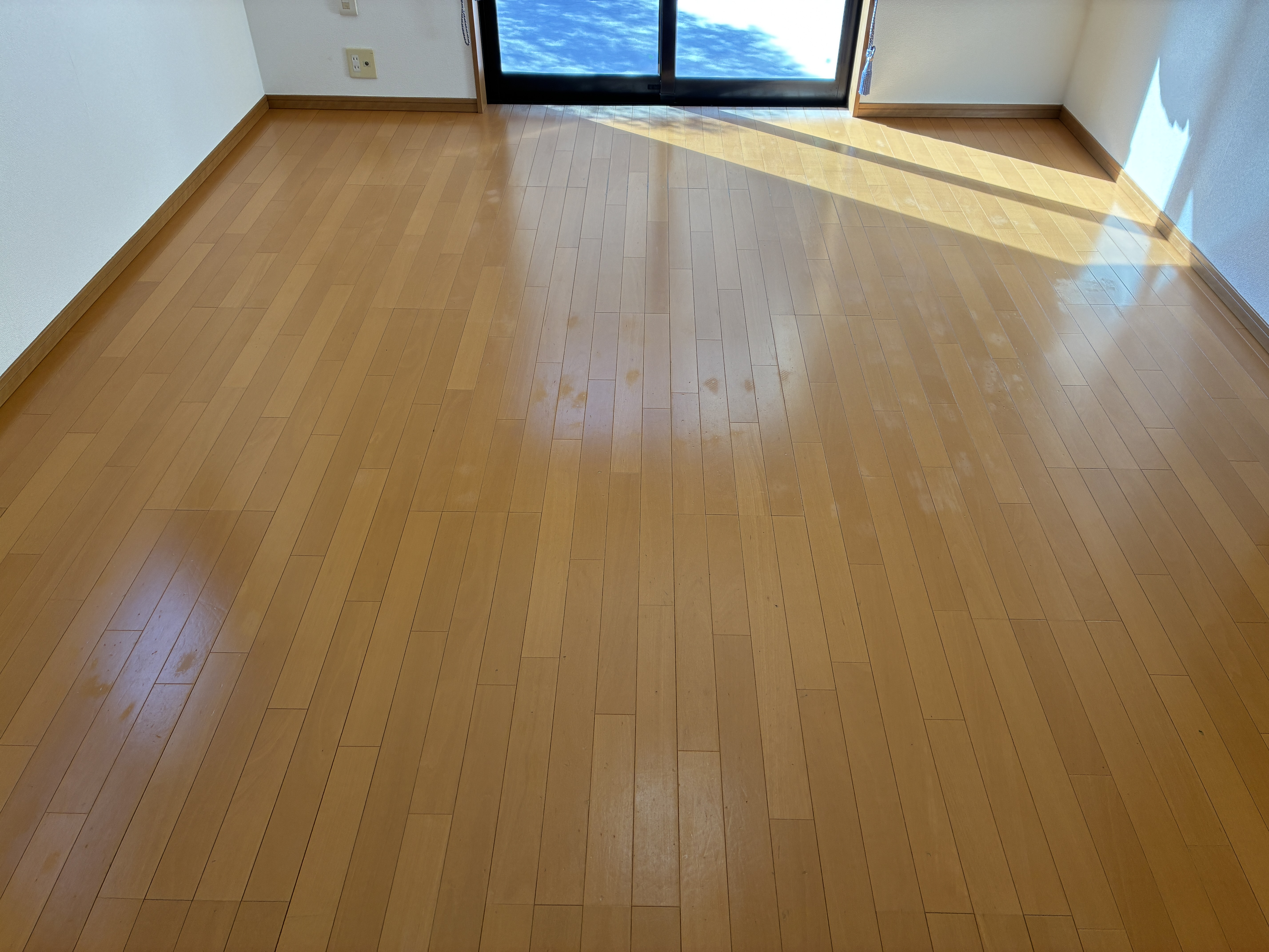 茨城県取手市のフローリングクリーニングの作業後1