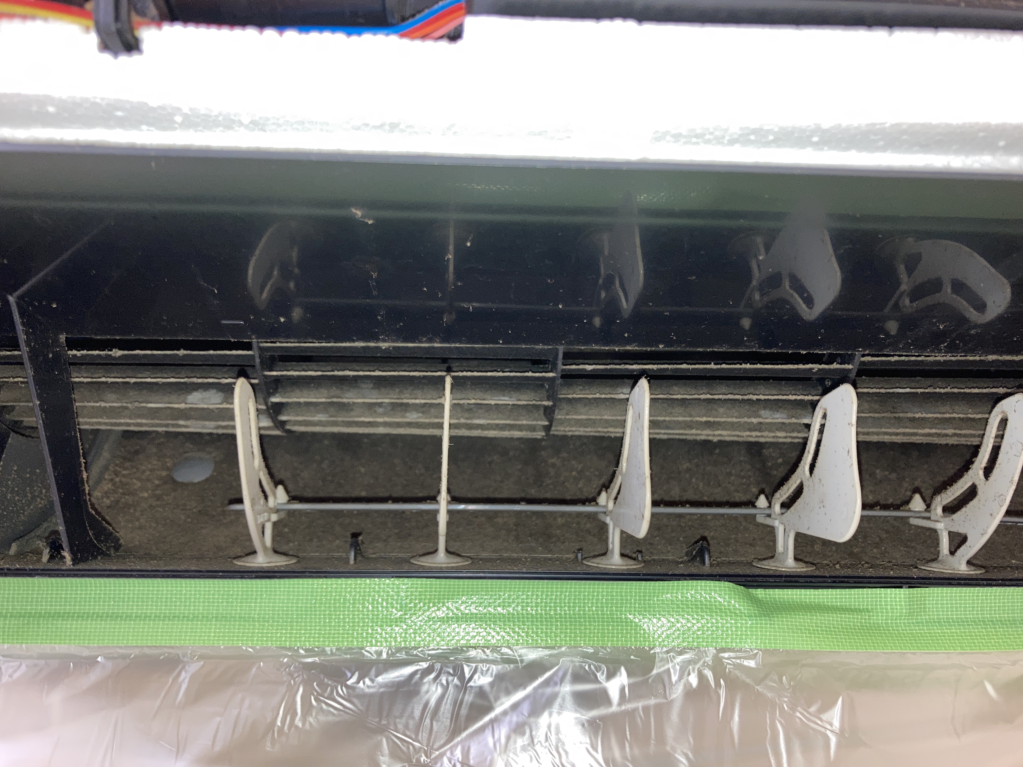 京都府乙訓郡大山崎町大山崎藤井畑のお掃除機能付きエアコンの作業前2