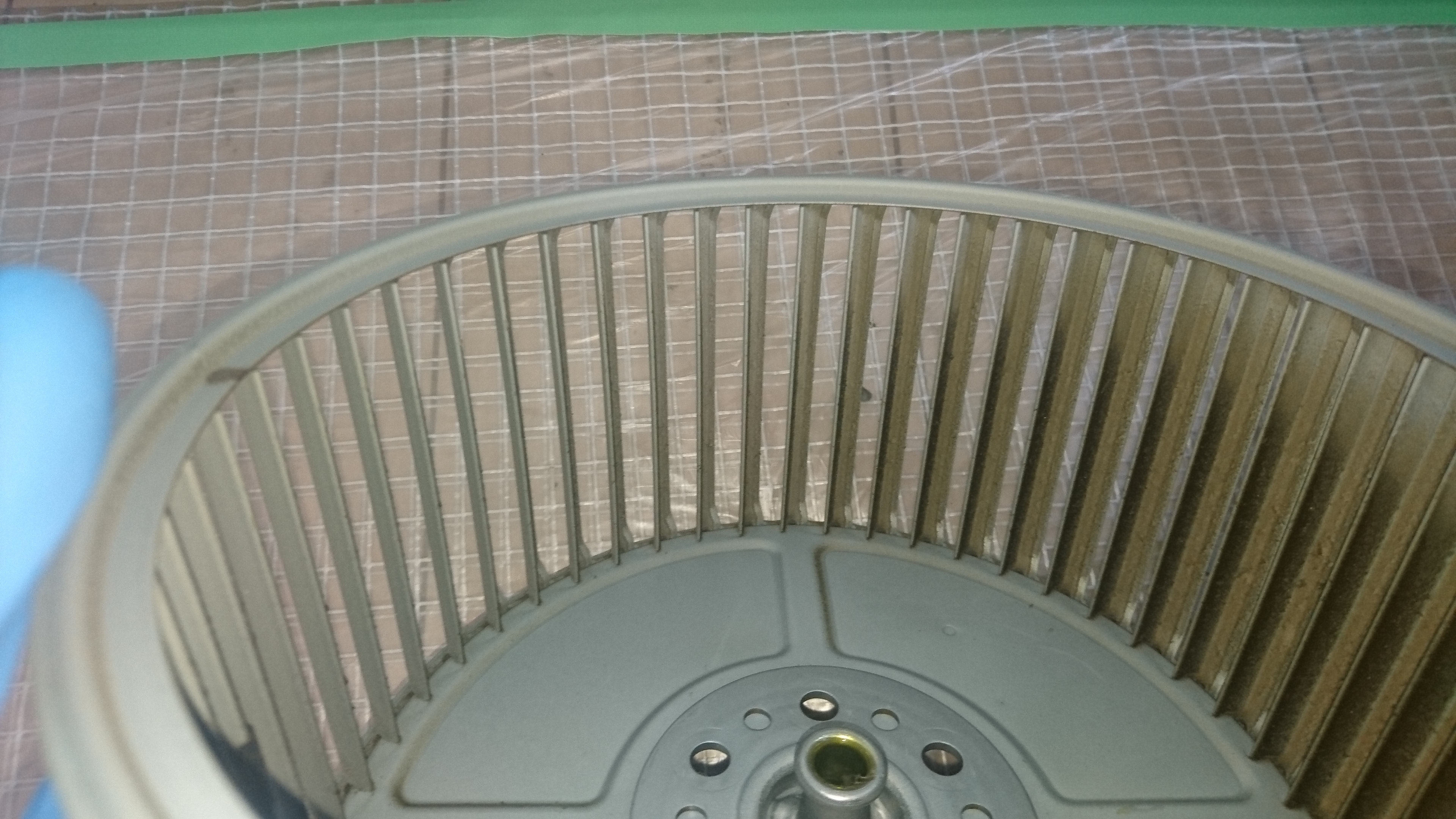 東京都東村山市のレンジフードクリーニングの作業前1