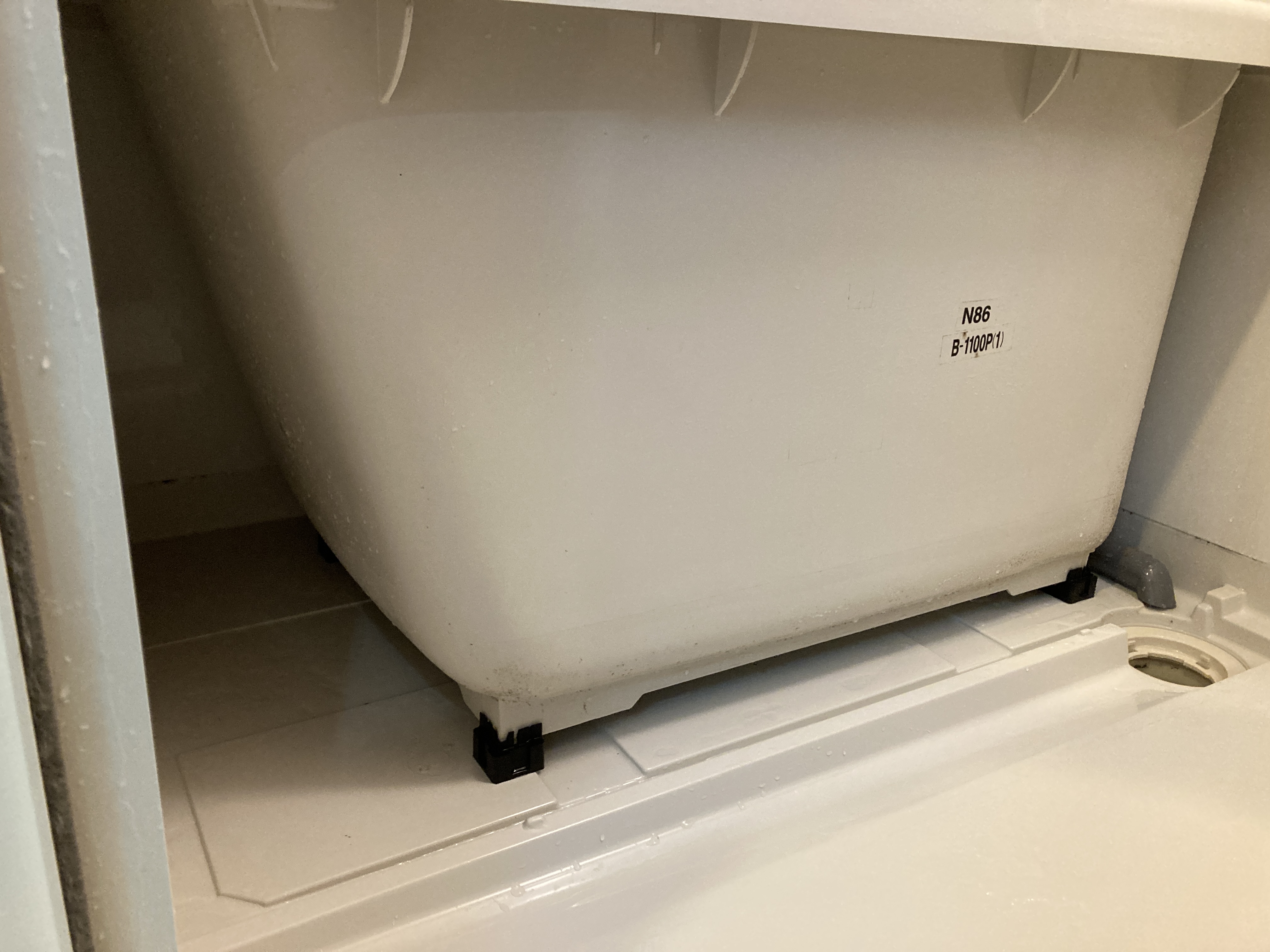 京都府京都市南区東九条東山王町の浴室・お風呂クリーニングの作業後1