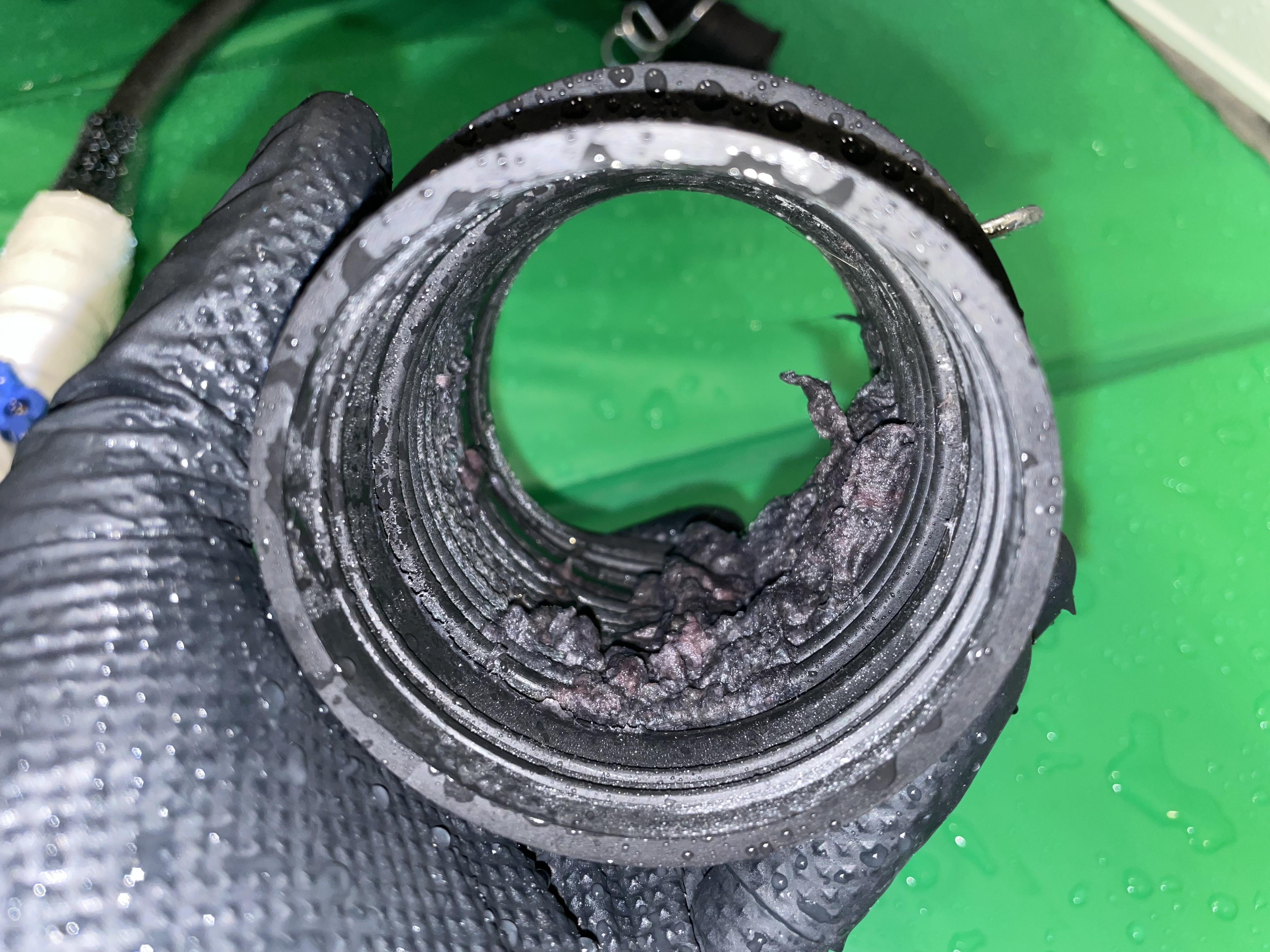 愛知県名古屋市昭和区の洗濯機分解クリーニングの作業前2