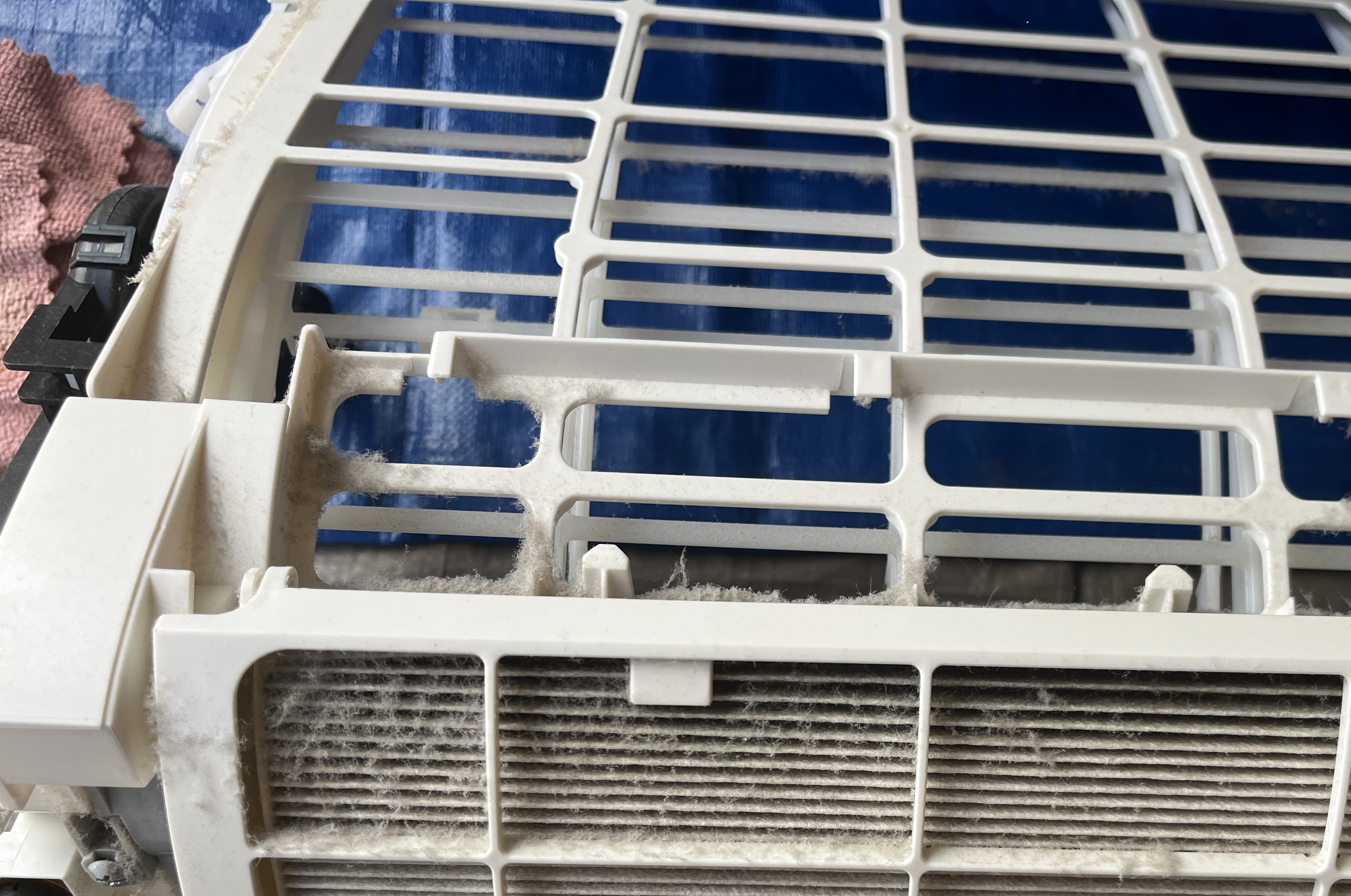 愛知県名古屋市緑区のお掃除機能付きエアコンの作業前3