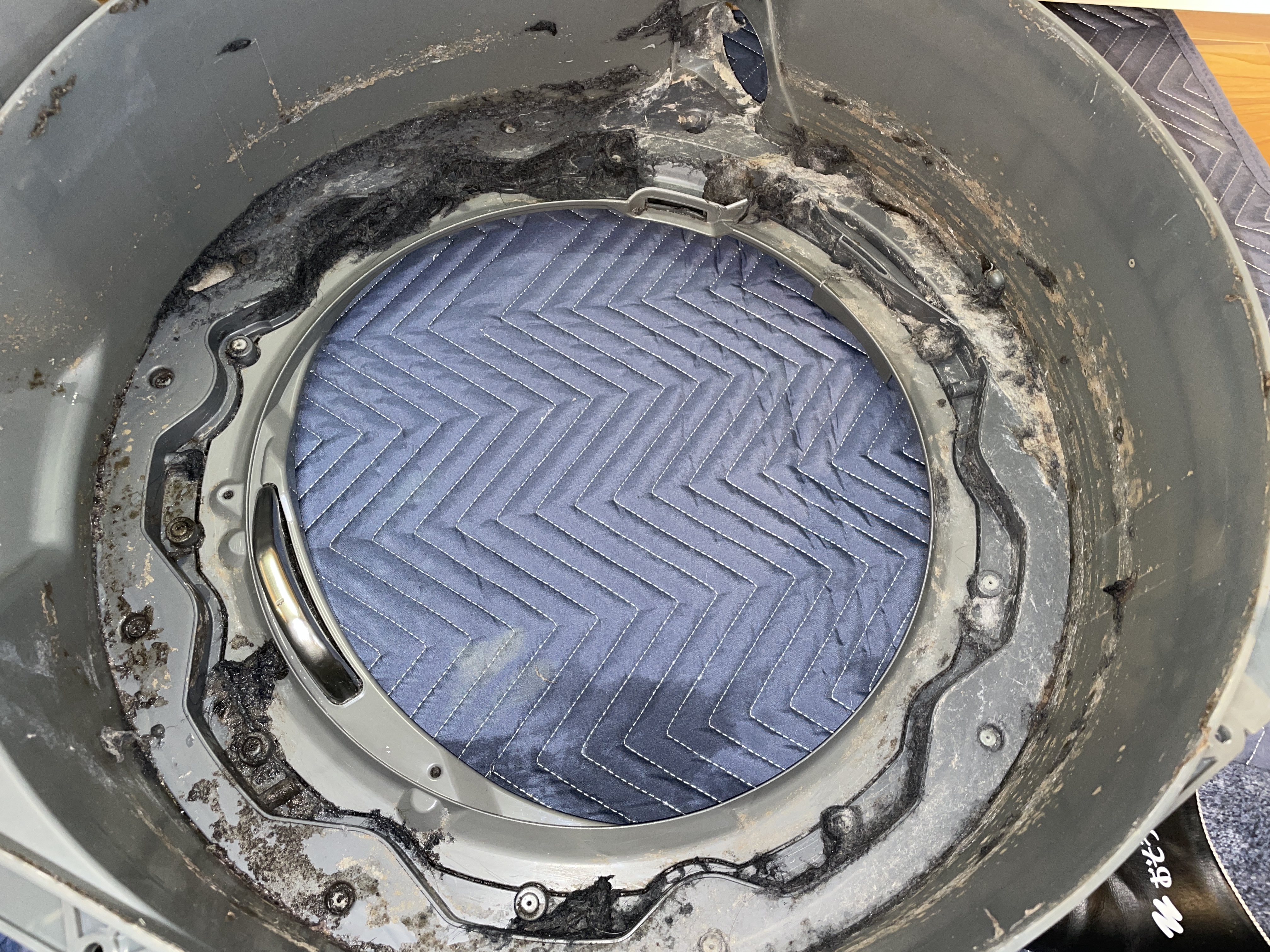 愛知県名古屋市千種区自由が丘の洗濯機分解クリーニングの作業前2