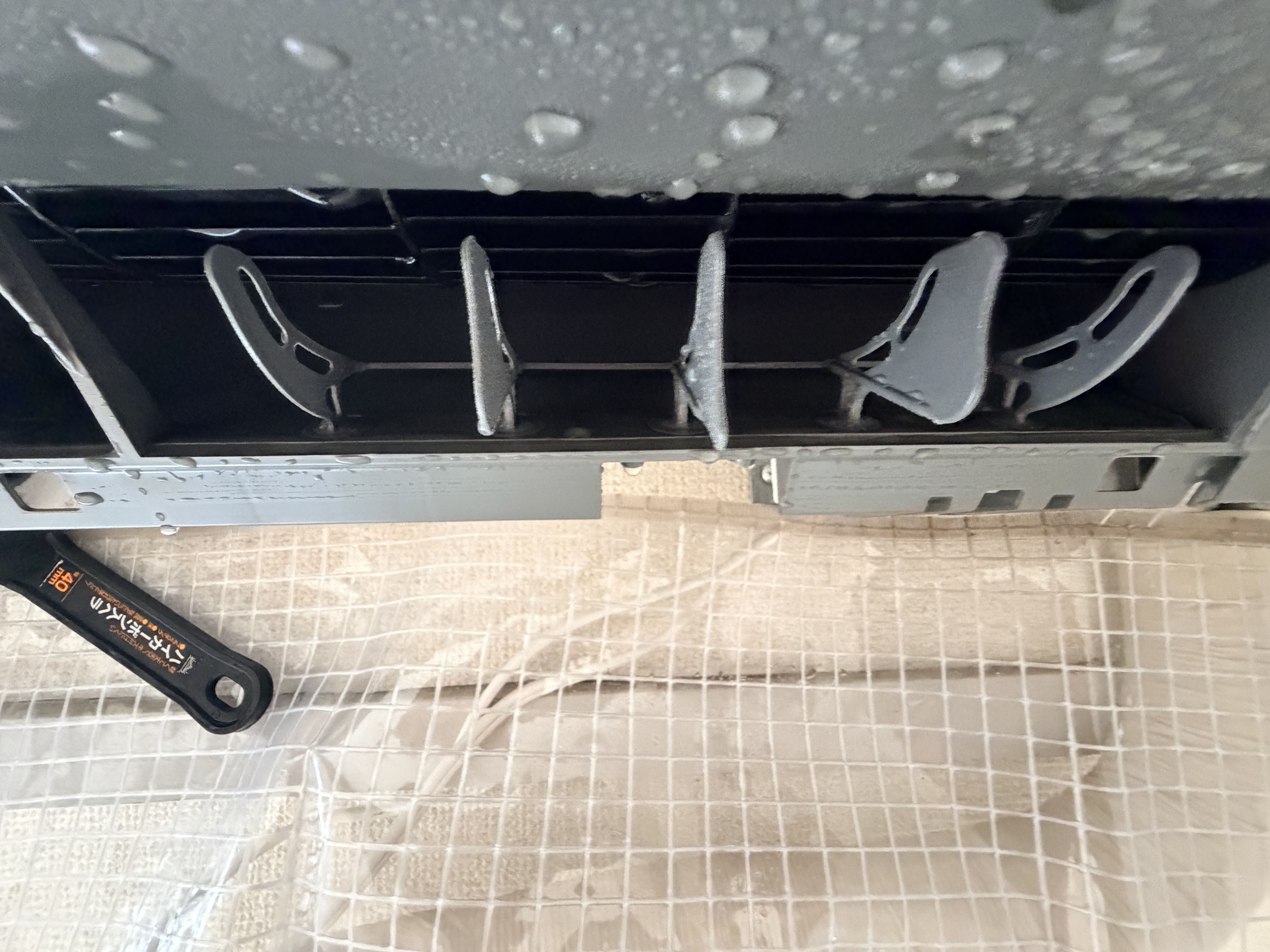 千葉県船橋市柴山の壁掛けエアコンの作業後1