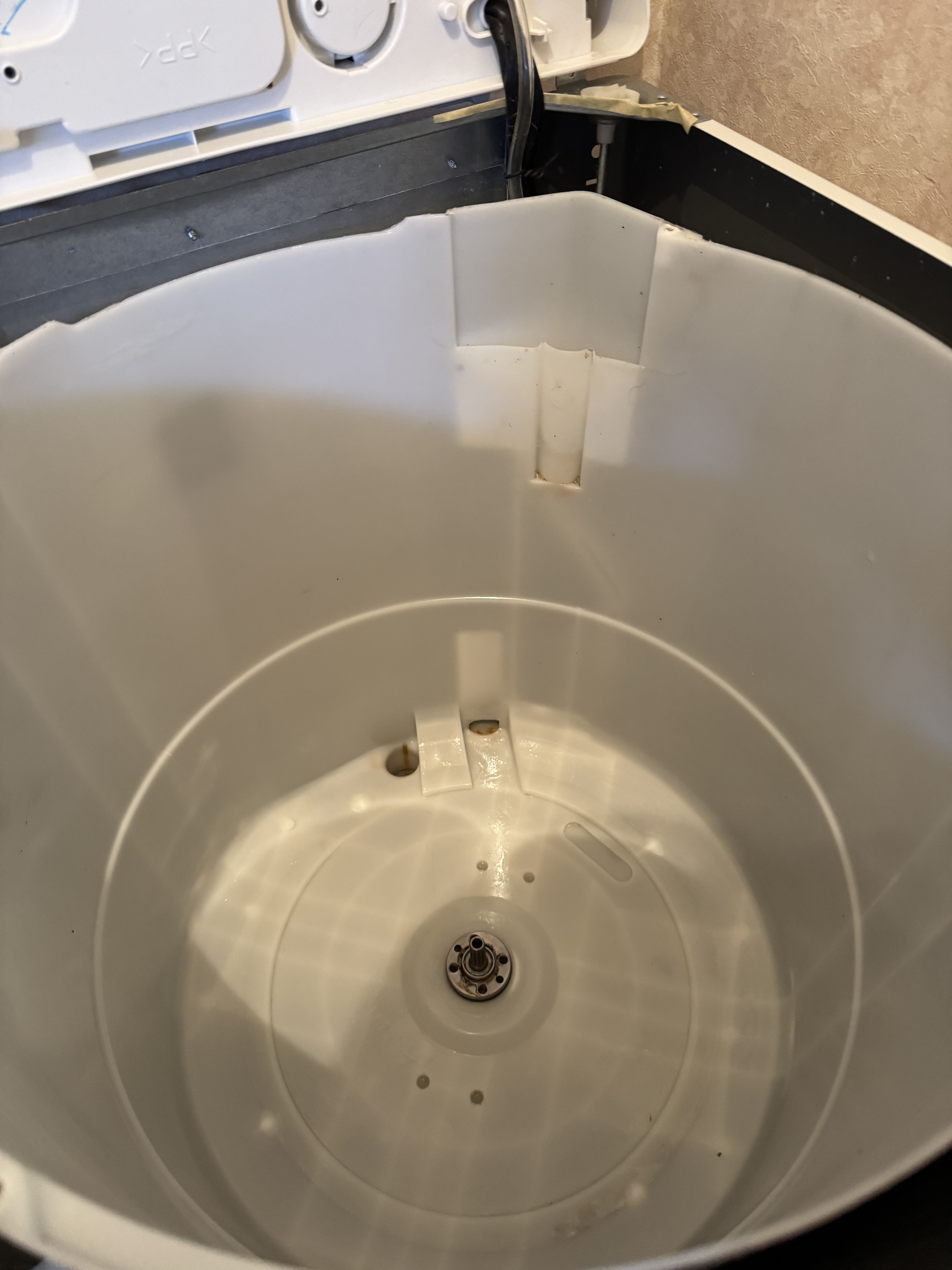 東京都足立区神明の洗濯機分解クリーニングの作業後1