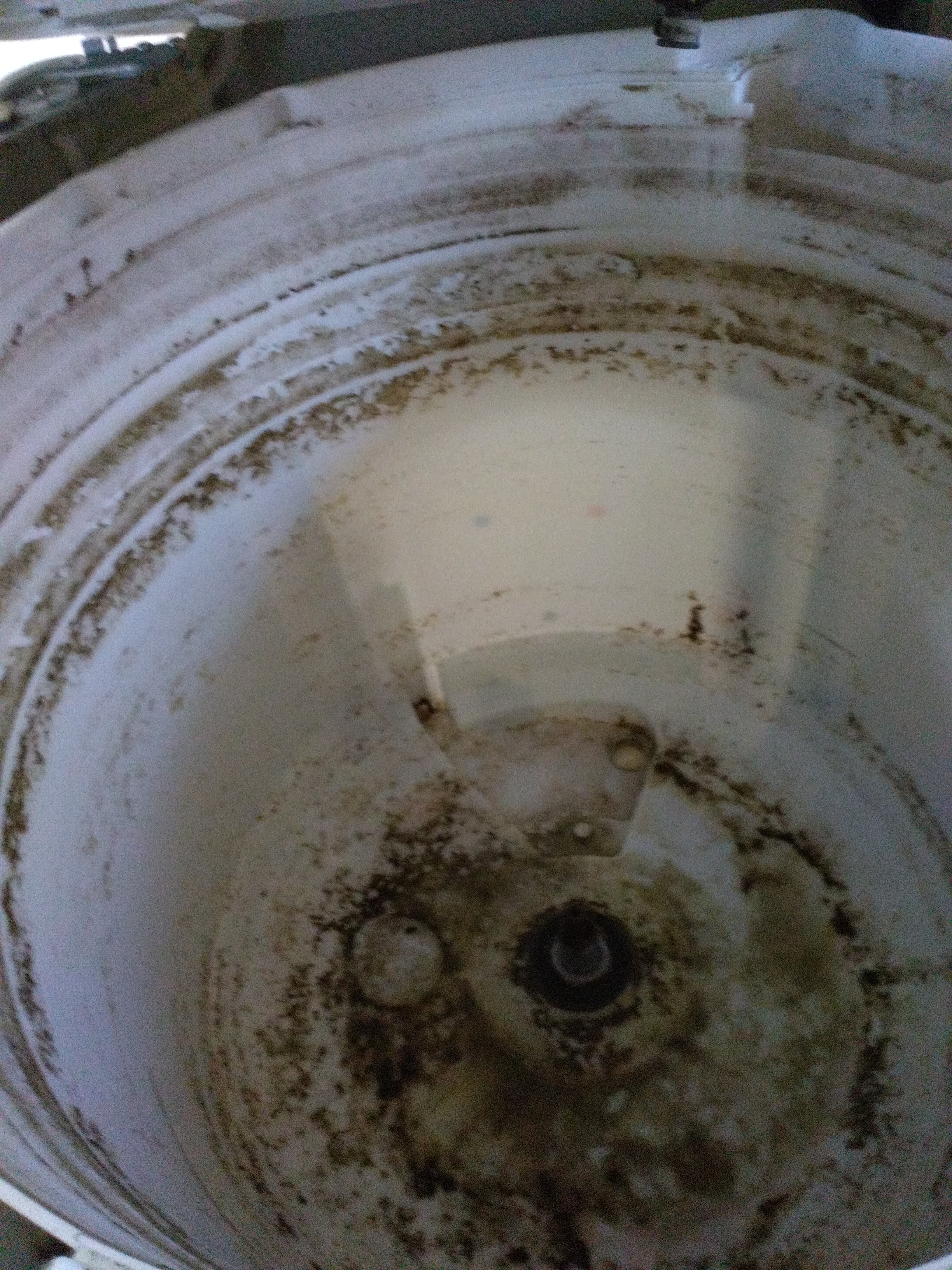 青森県八戸市の洗濯機分解クリーニングの作業前1