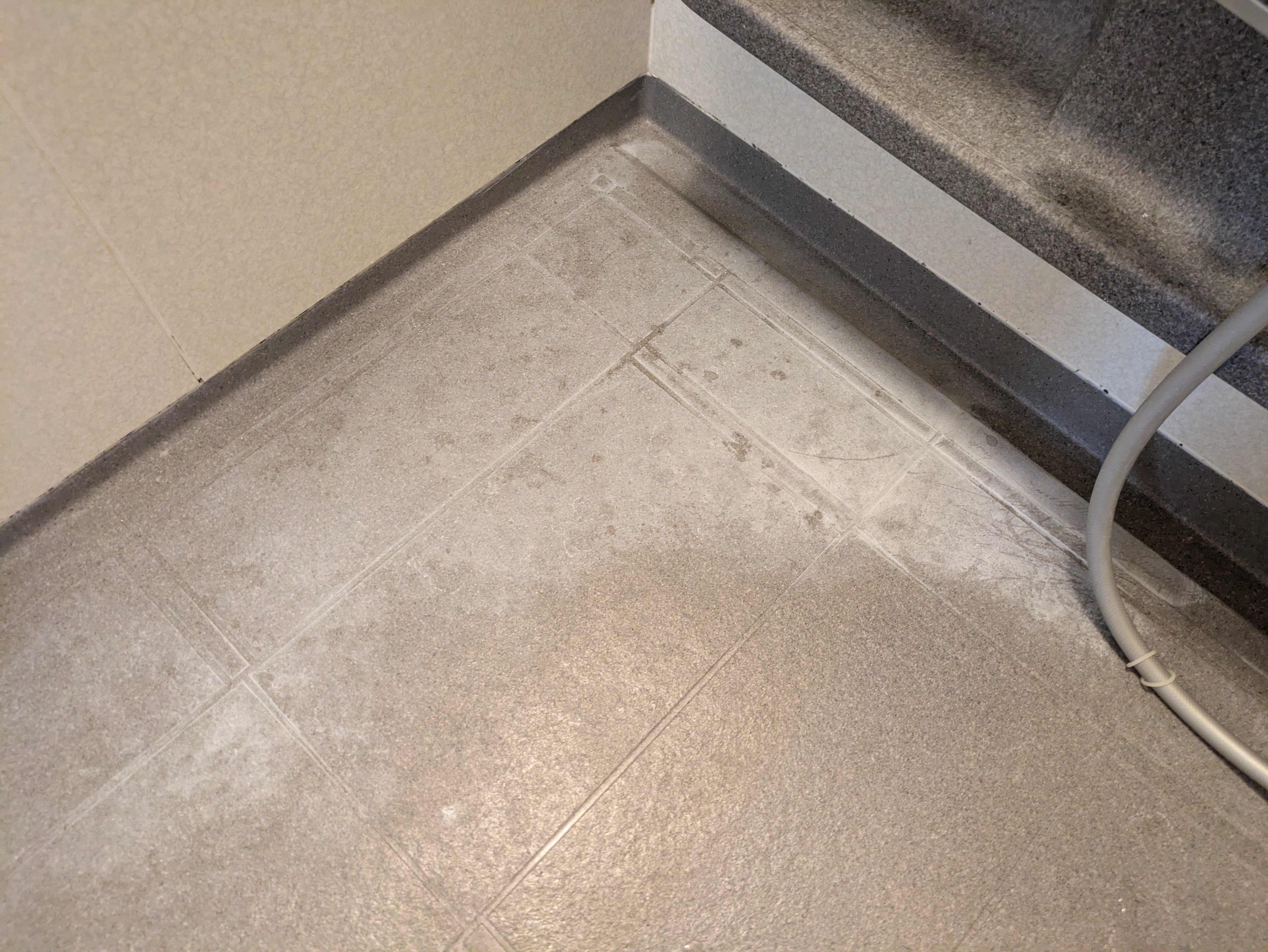 東京都江東区の浴室・お風呂クリーニングの作業前1