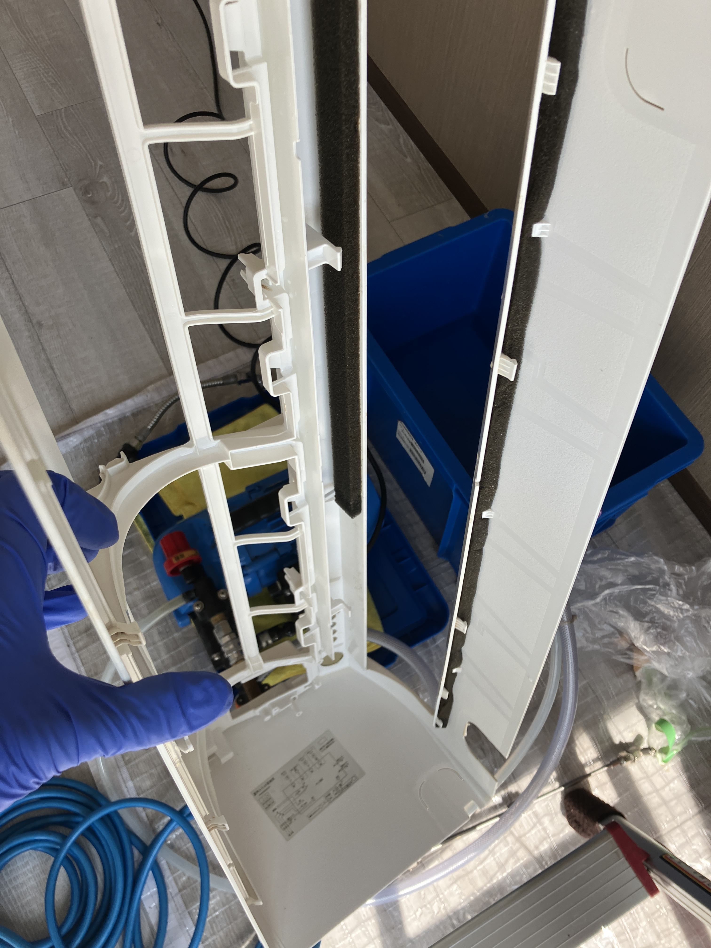 宮城県仙台市太白区の壁掛けエアコンの作業後2