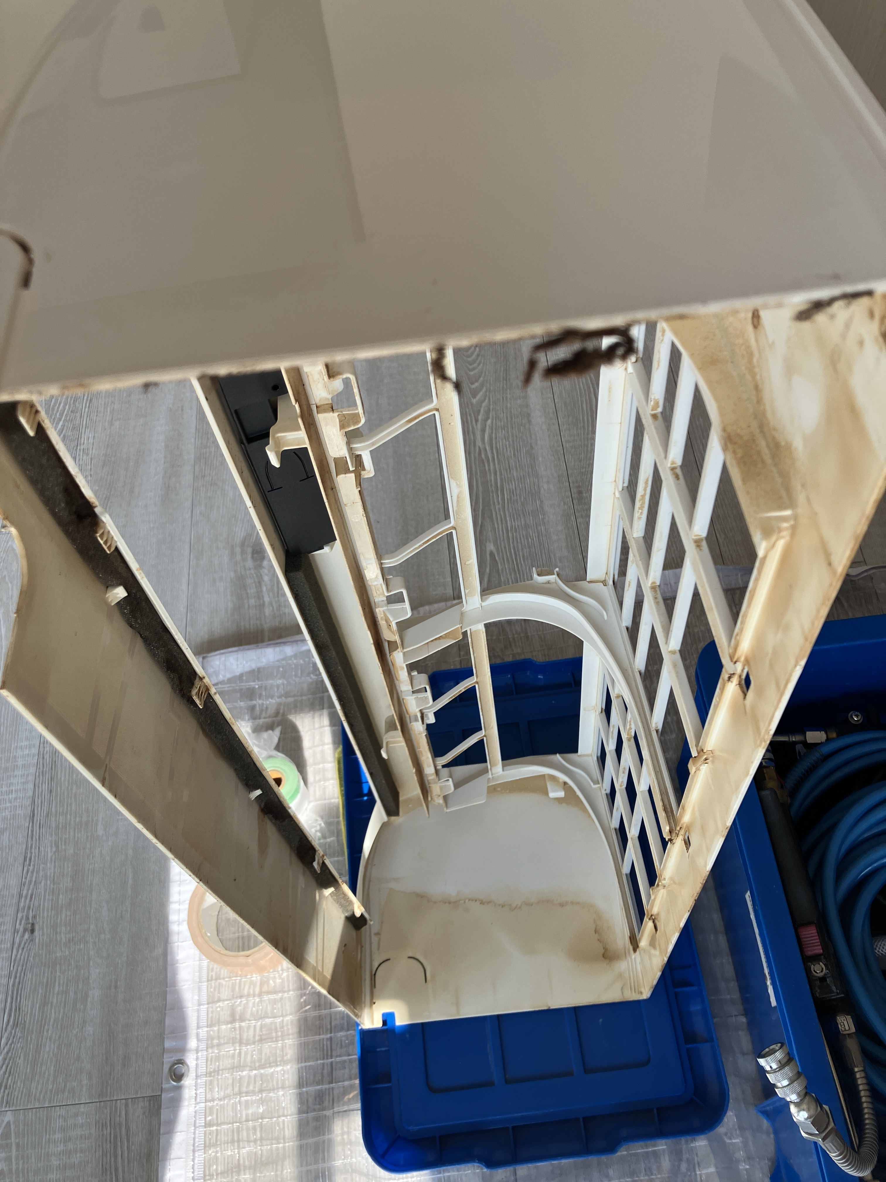 宮城県仙台市太白区の壁掛けエアコンの作業前2