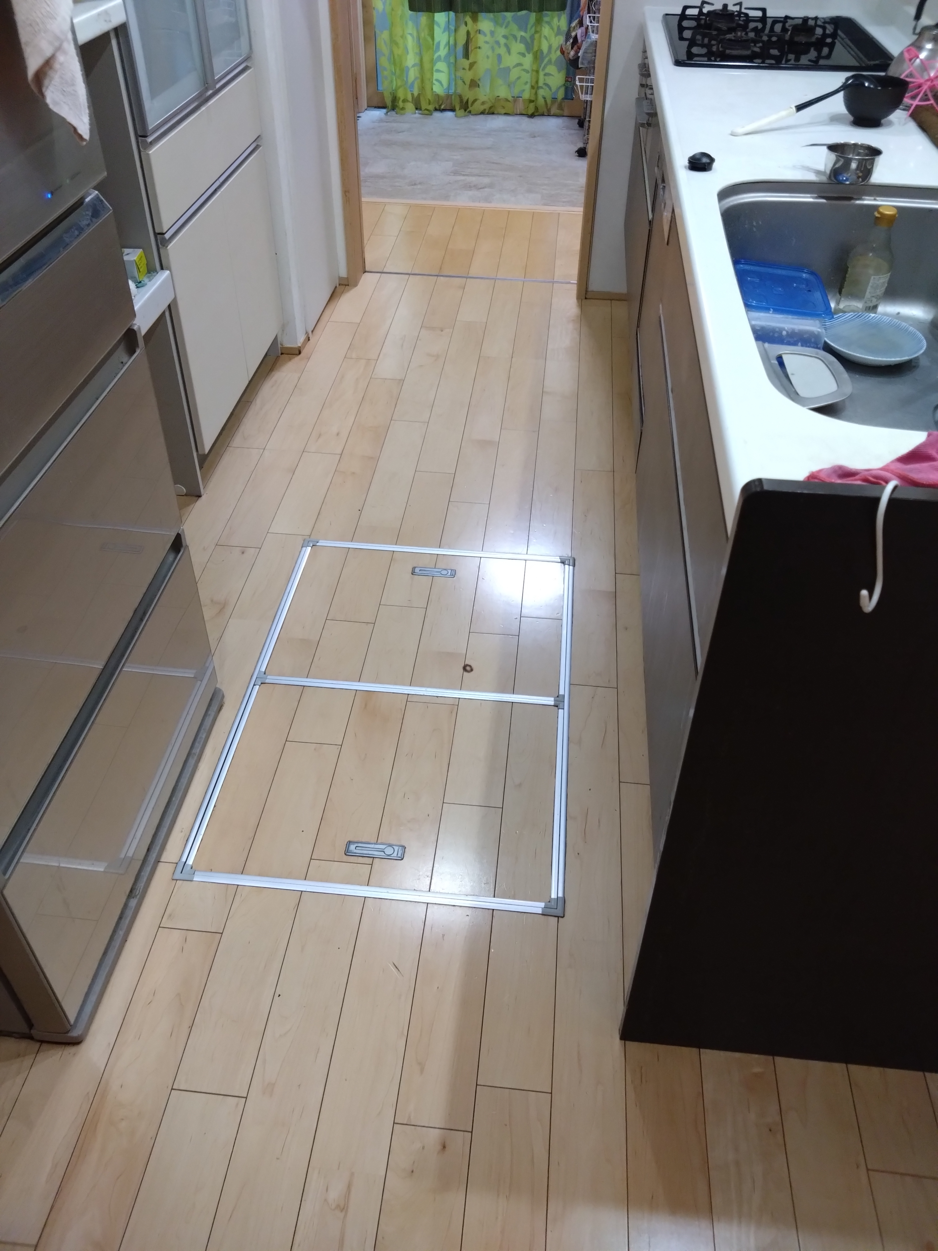 静岡県掛川市のフローリングクリーニングの作業後1