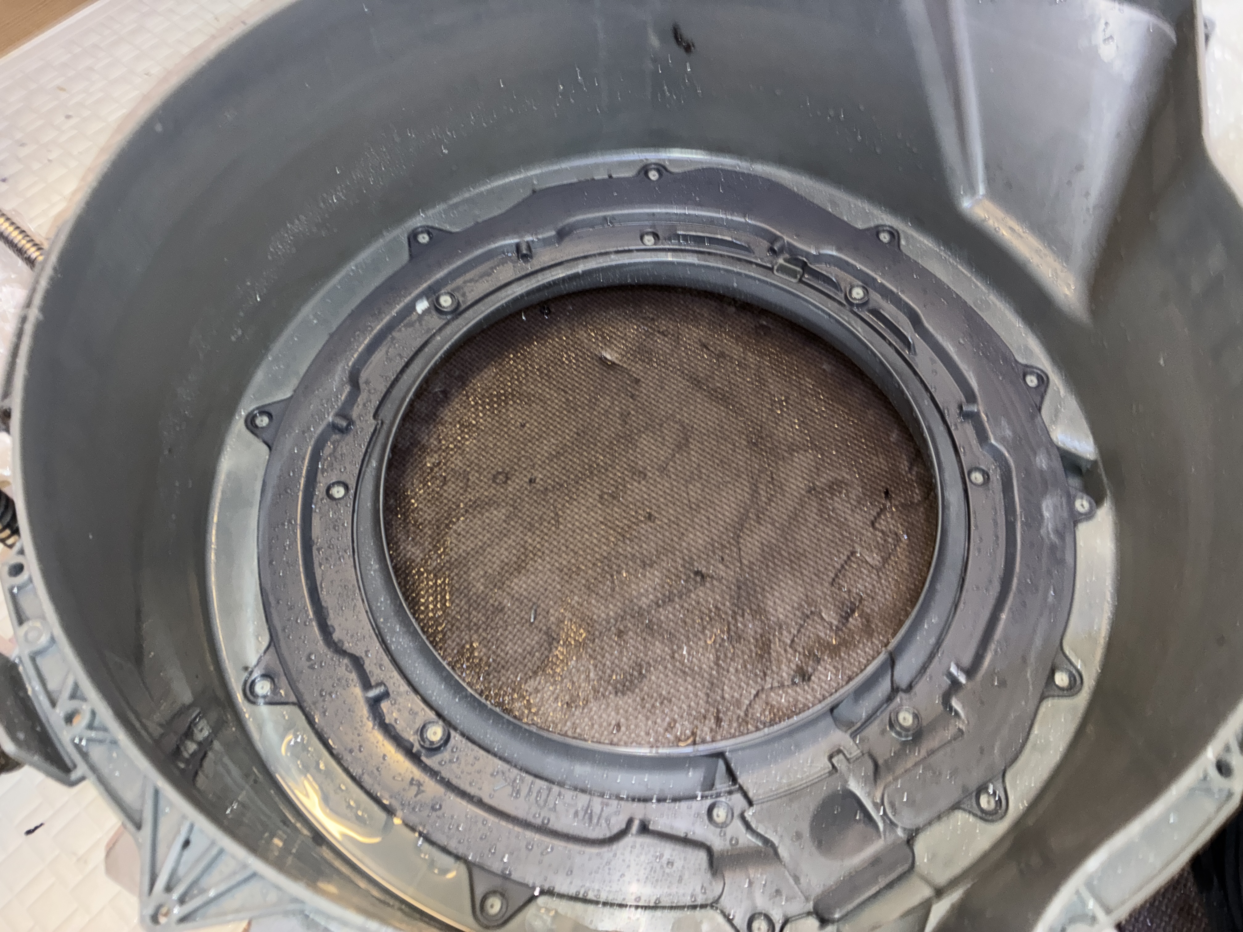 愛知県名古屋市名東区梅森坂の洗濯機分解クリーニングの作業後3