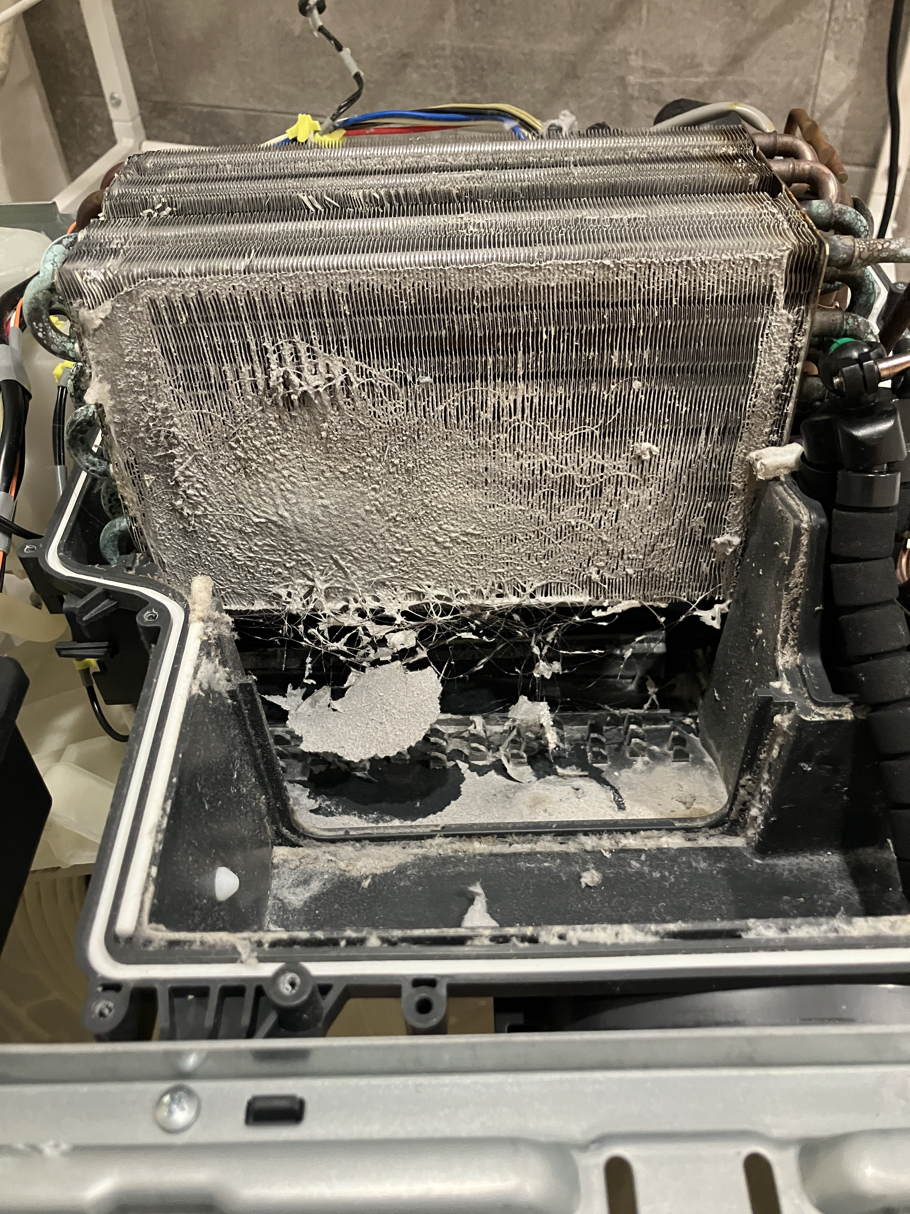 福島県いわき市の洗濯機分解クリーニングの作業前1