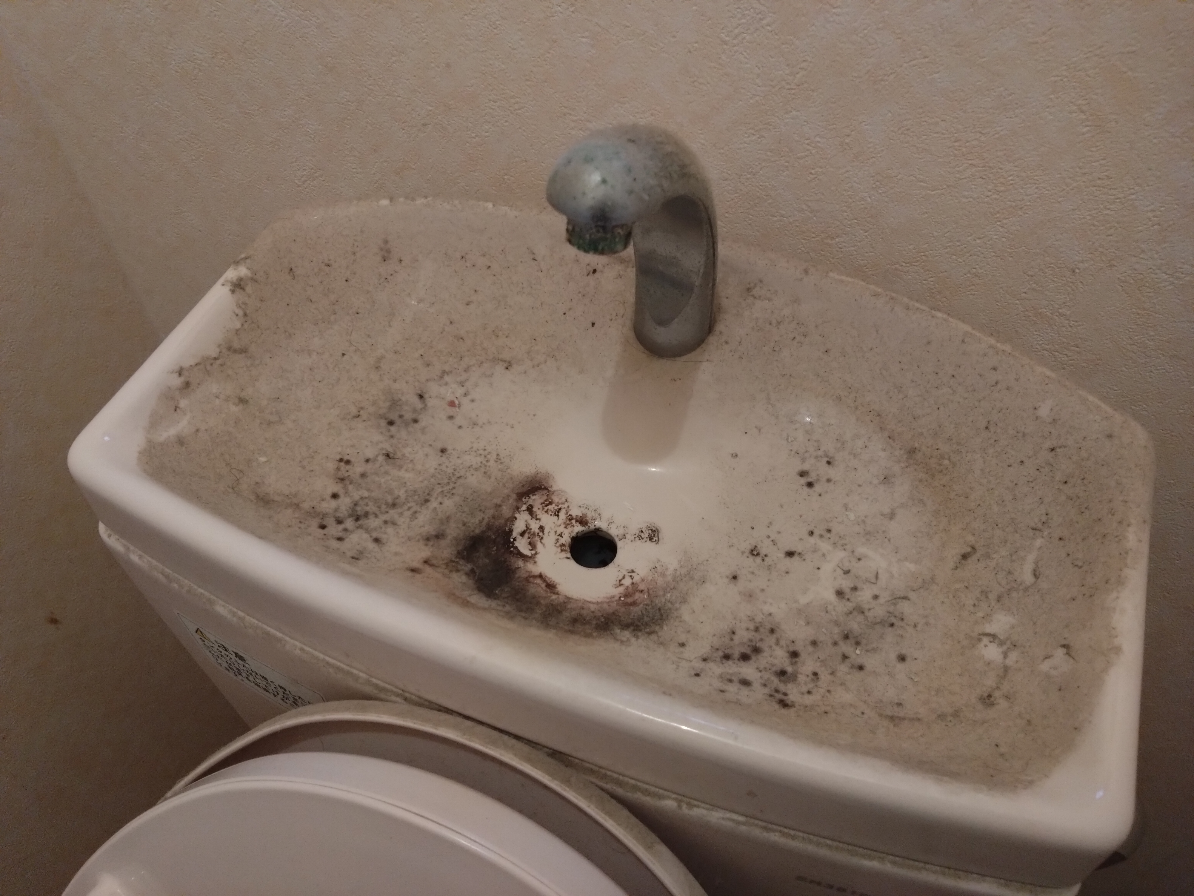 静岡県袋井市のトイレクリーニングの作業前1